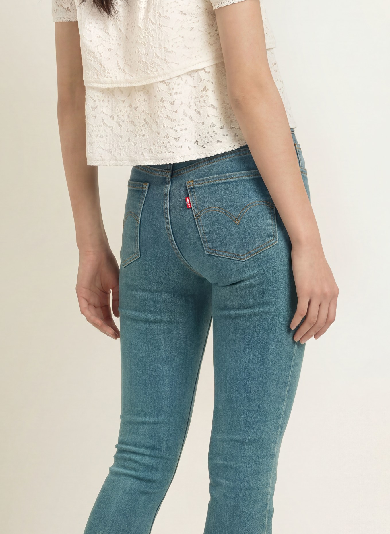 Levi's® Skinny džíny 311 SHAPING SKINNY: 64 Med Indigo - Worn In