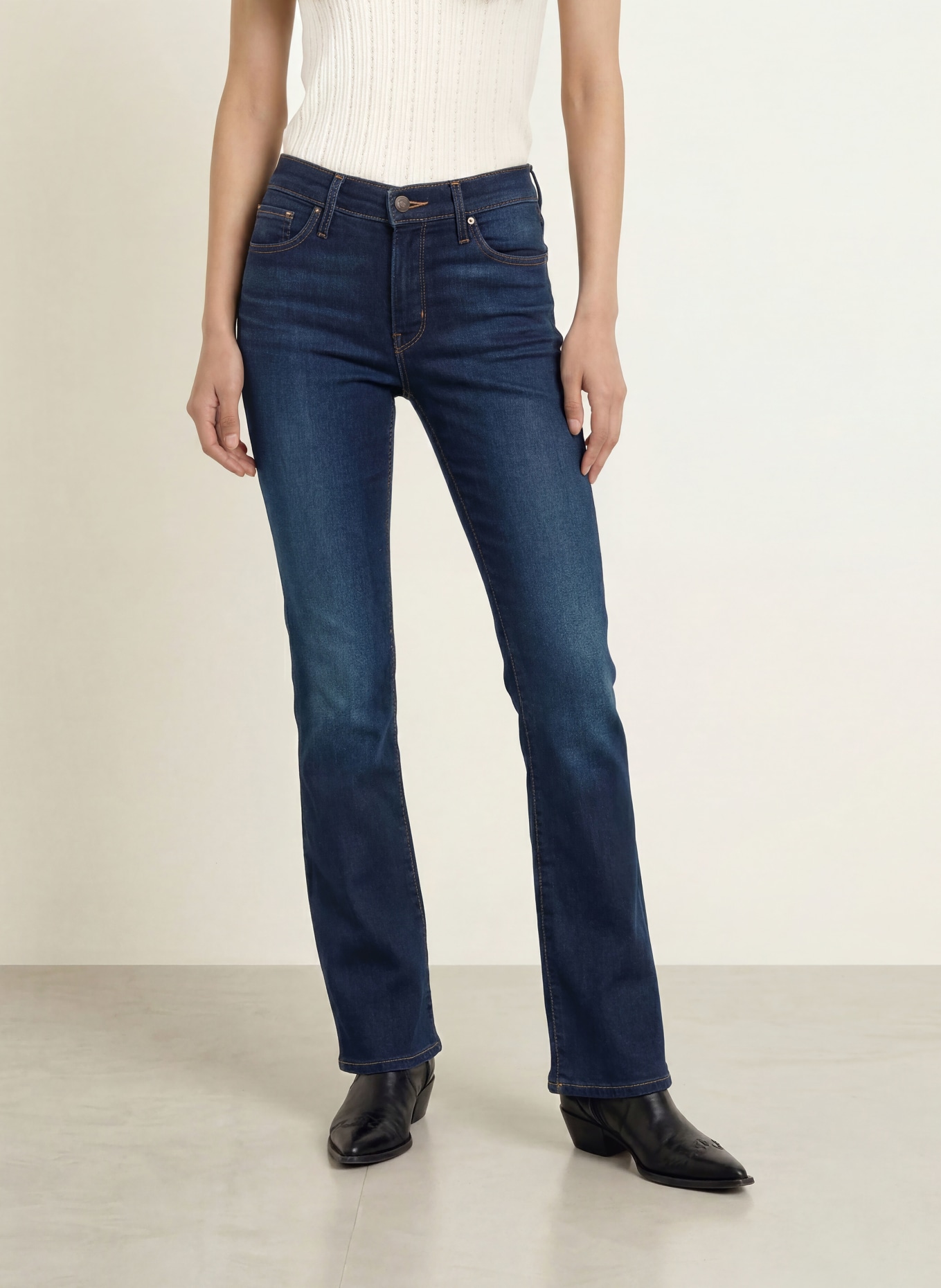 Levi's® Bootcut jeans 315 SHAPING BOOTCUT FIT: 80 Dark Indigo - Worn In