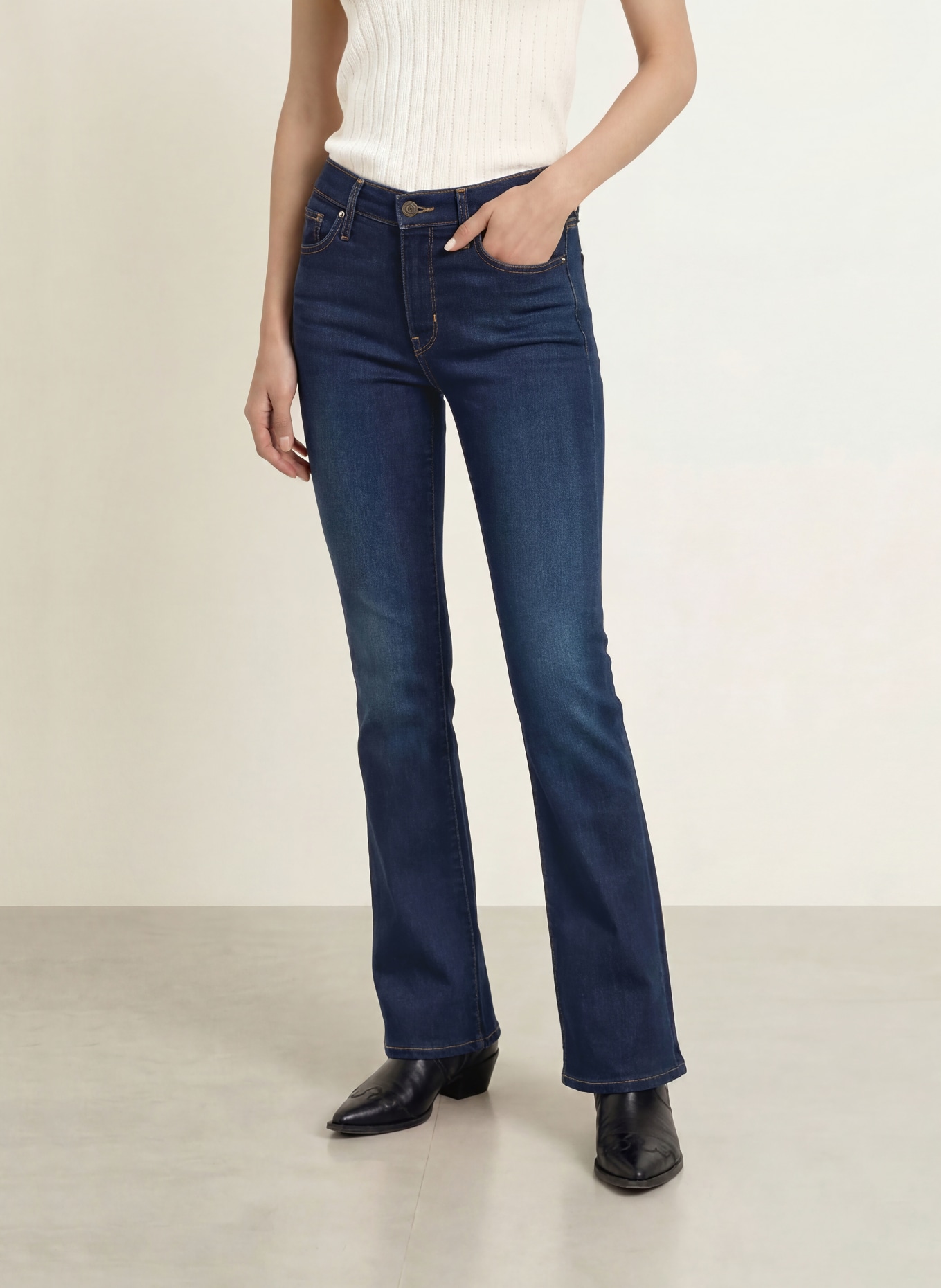 Levi's® Bootcut jeans 315 SHAPING BOOTCUT FIT: 80 Dark Indigo - Worn In