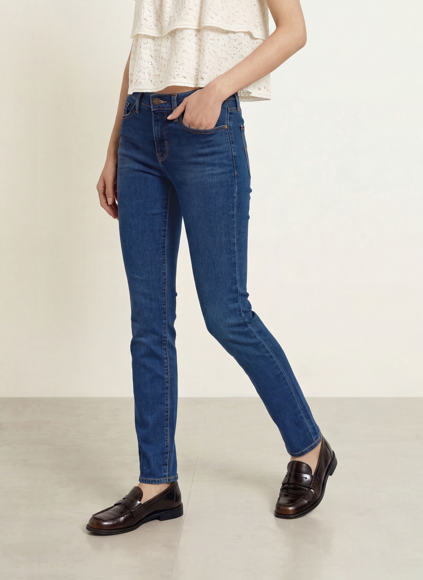 Levi's® Jean skinny 312 SHAPING SLIM NEW BESTIE: 80 Dark Indigo - Worn In