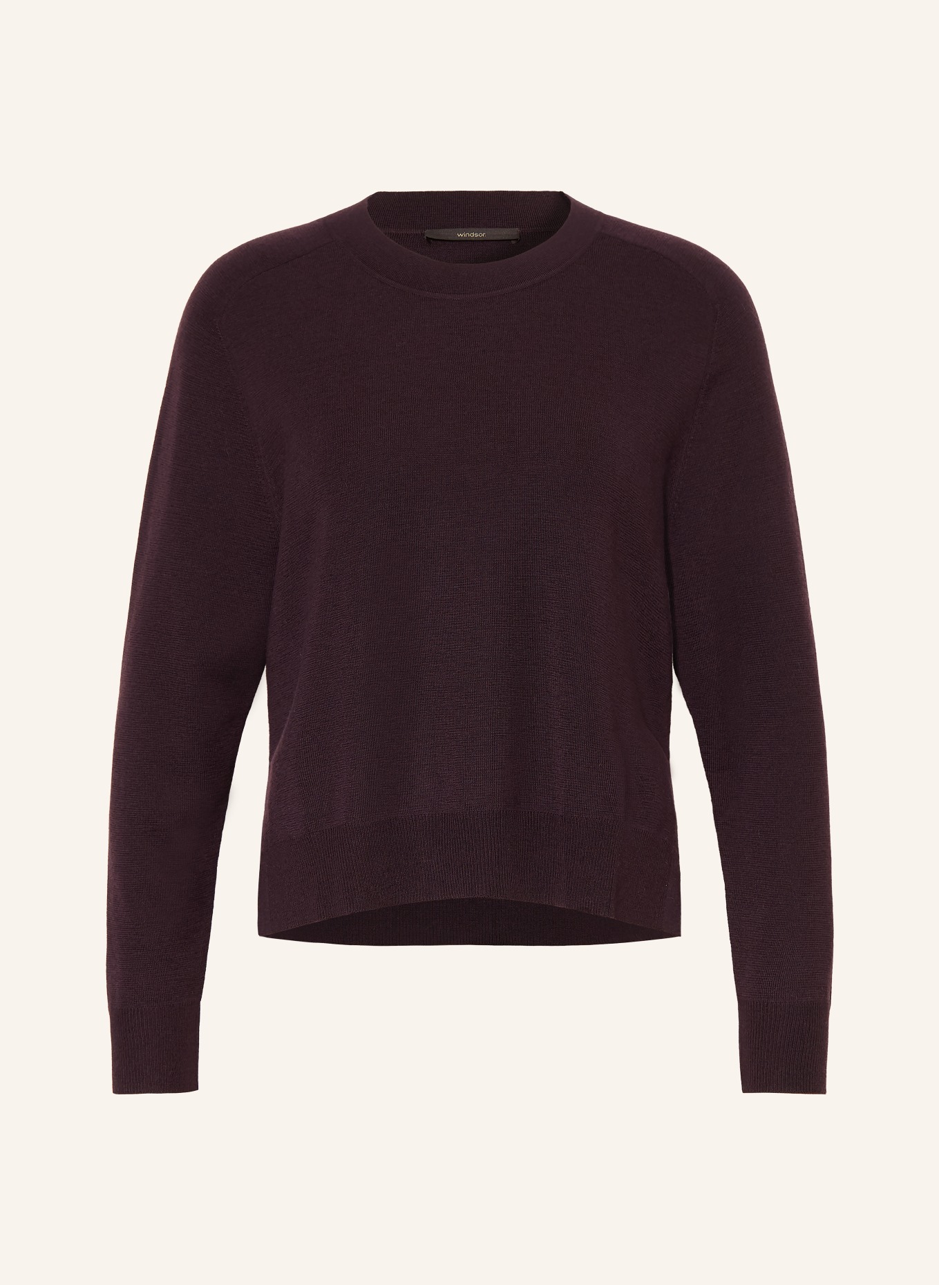 windsor. Pullover: DUNKELROT