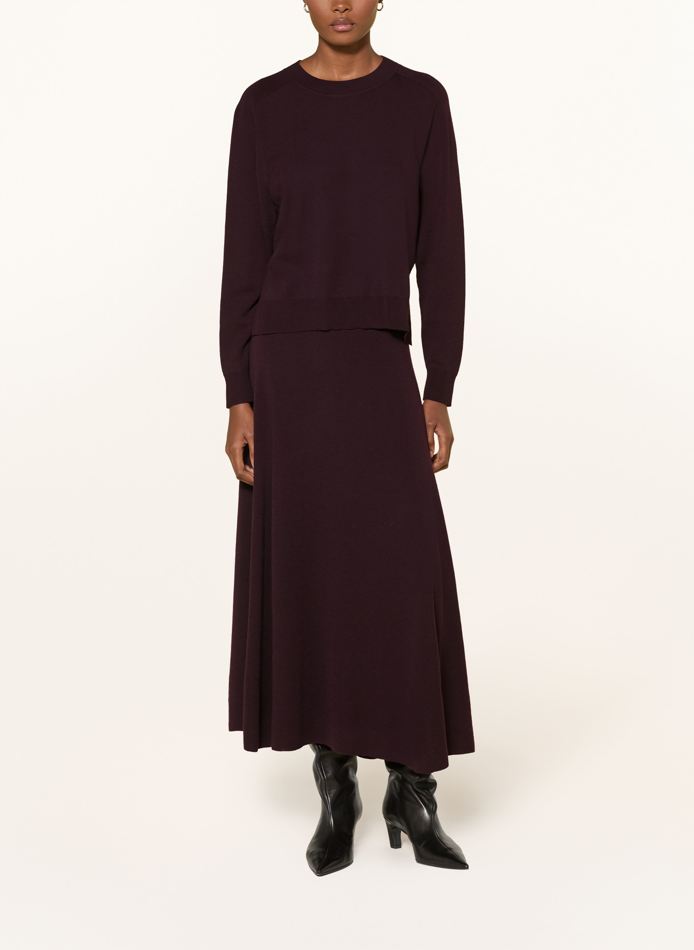 windsor. Pullover: DUNKELROT