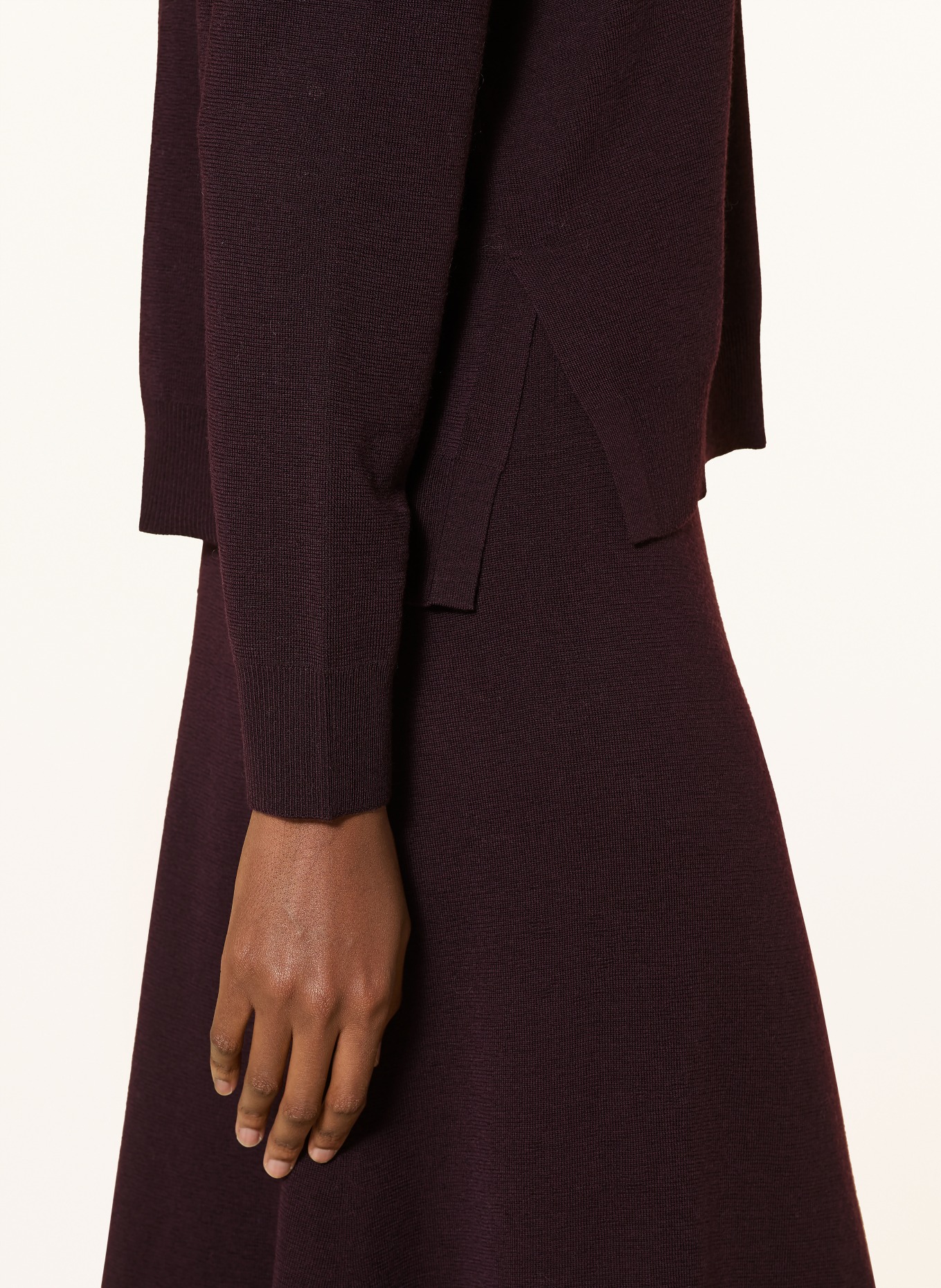 windsor. Pullover: DUNKELROT