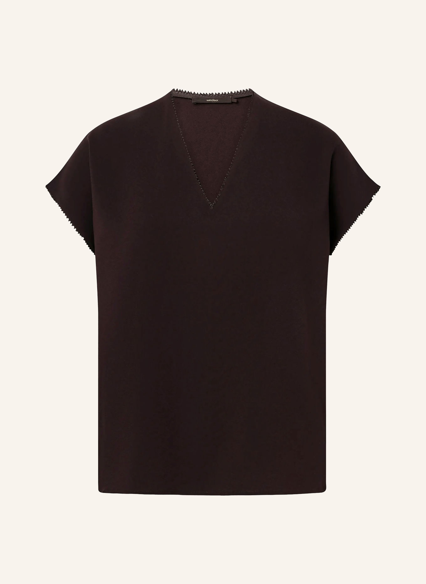 windsor. Blouse: DARK BROWN
