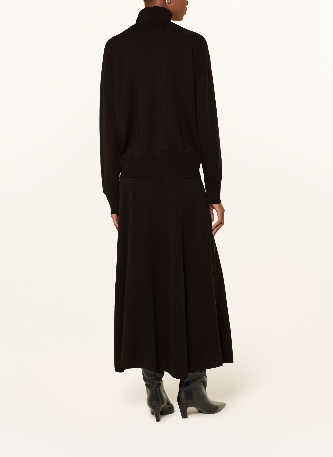 windsor. Rollkragenpullover aus Merinowolle: DUNKELLILA