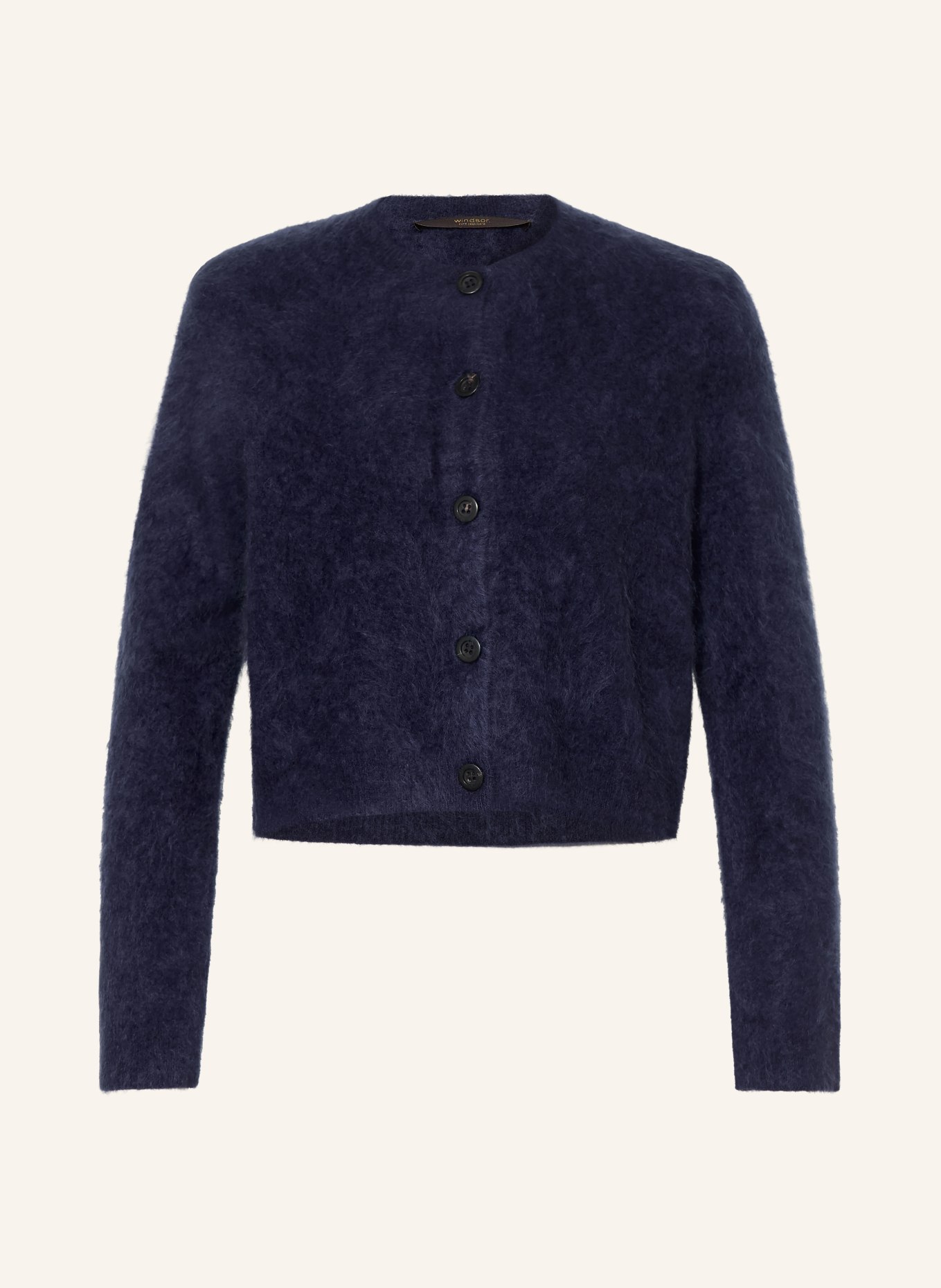windsor. Gilet en cachemire: BLEU FONCÉ