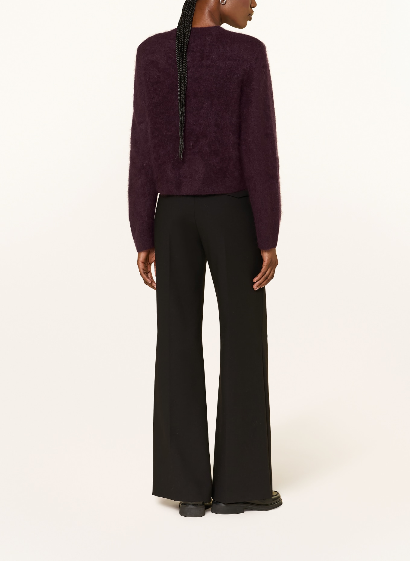 windsor. Gilet en cachemire: LILAS FONCÉ