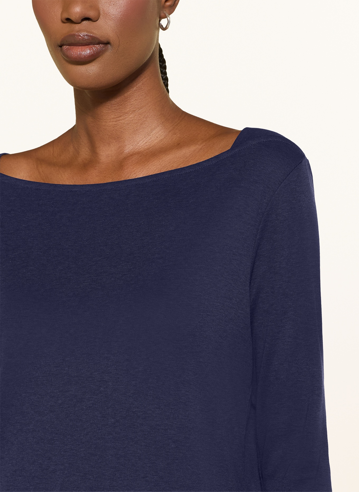 windsor. Shirt mit 3/4-Arm: DUNKELBLAU