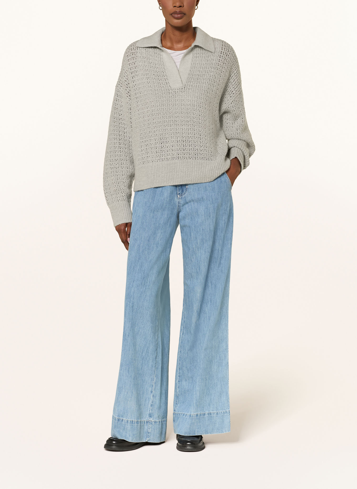 windsor. Sweater: LIGHT GRAY