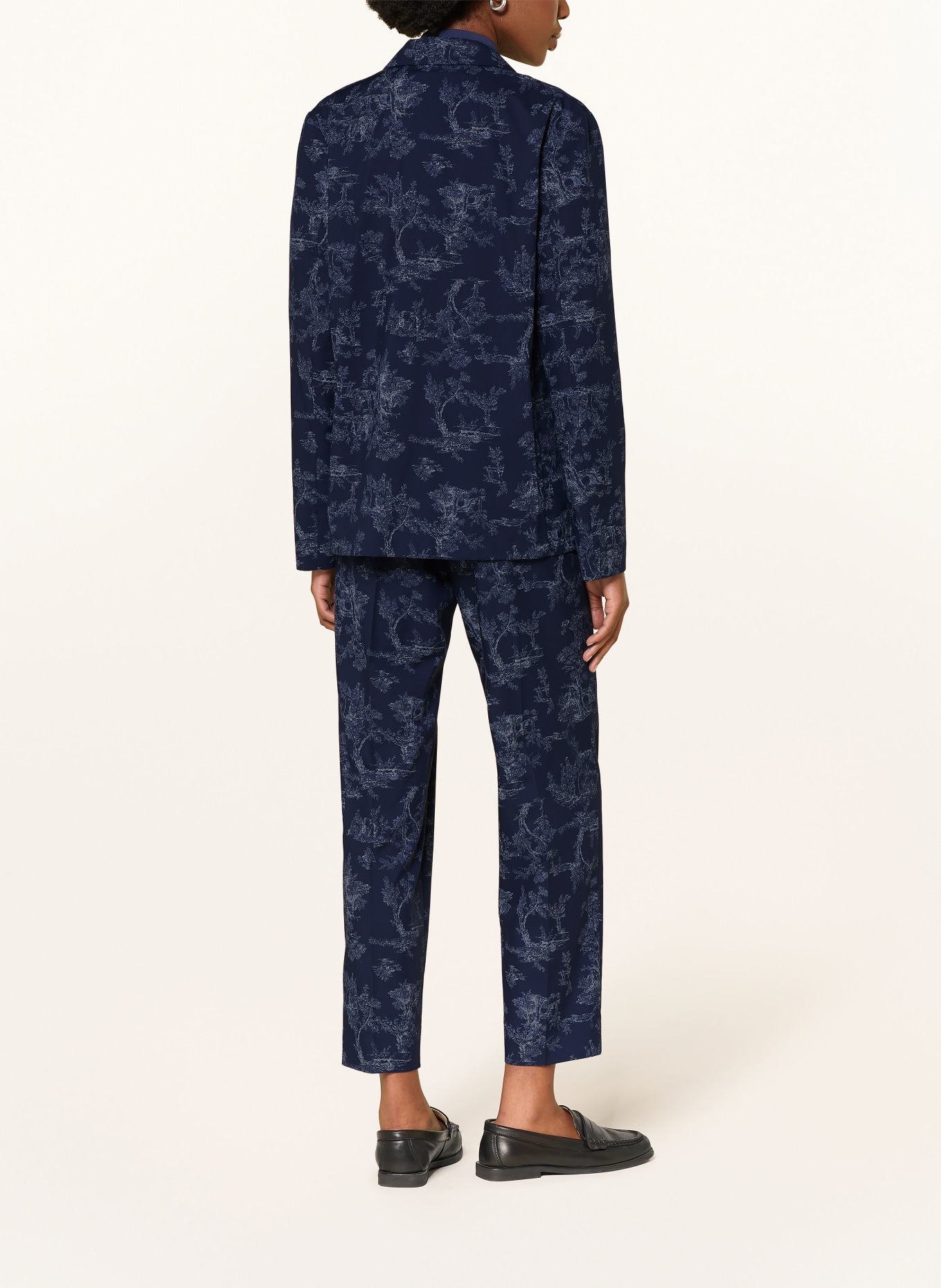 windsor. Marynarka: GRANATOWY / BIAŁY