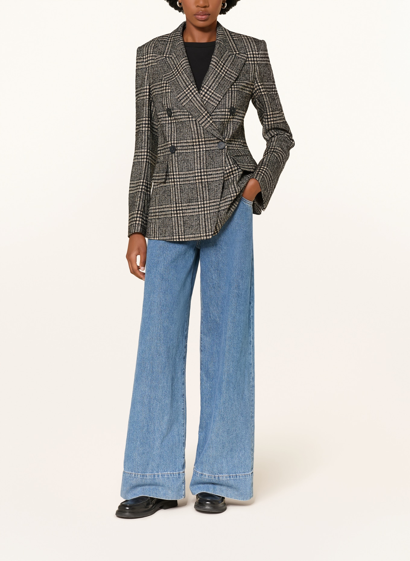 windsor. Blazer: LICHTBRUIN / LICHTGRIJS / ZWART