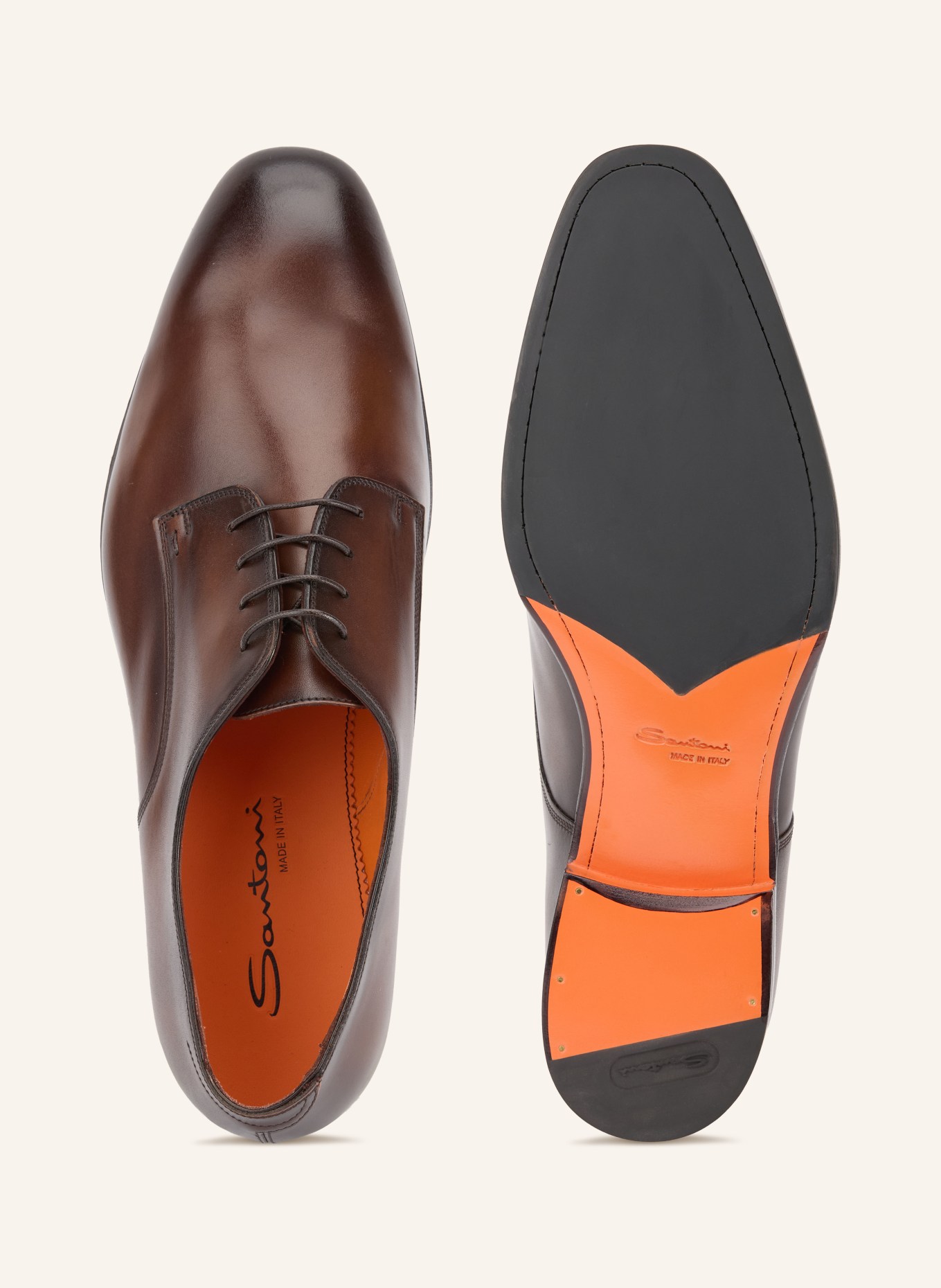 Santoni Schnürer ARCHER: DUNKELBRAUN
