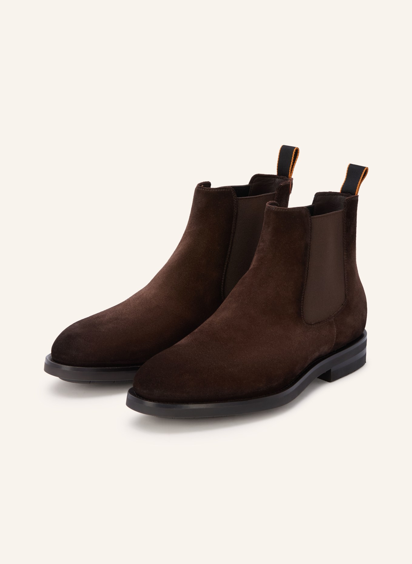 Santoni Chelsea boots ENVER: MARRON FONCÉ
