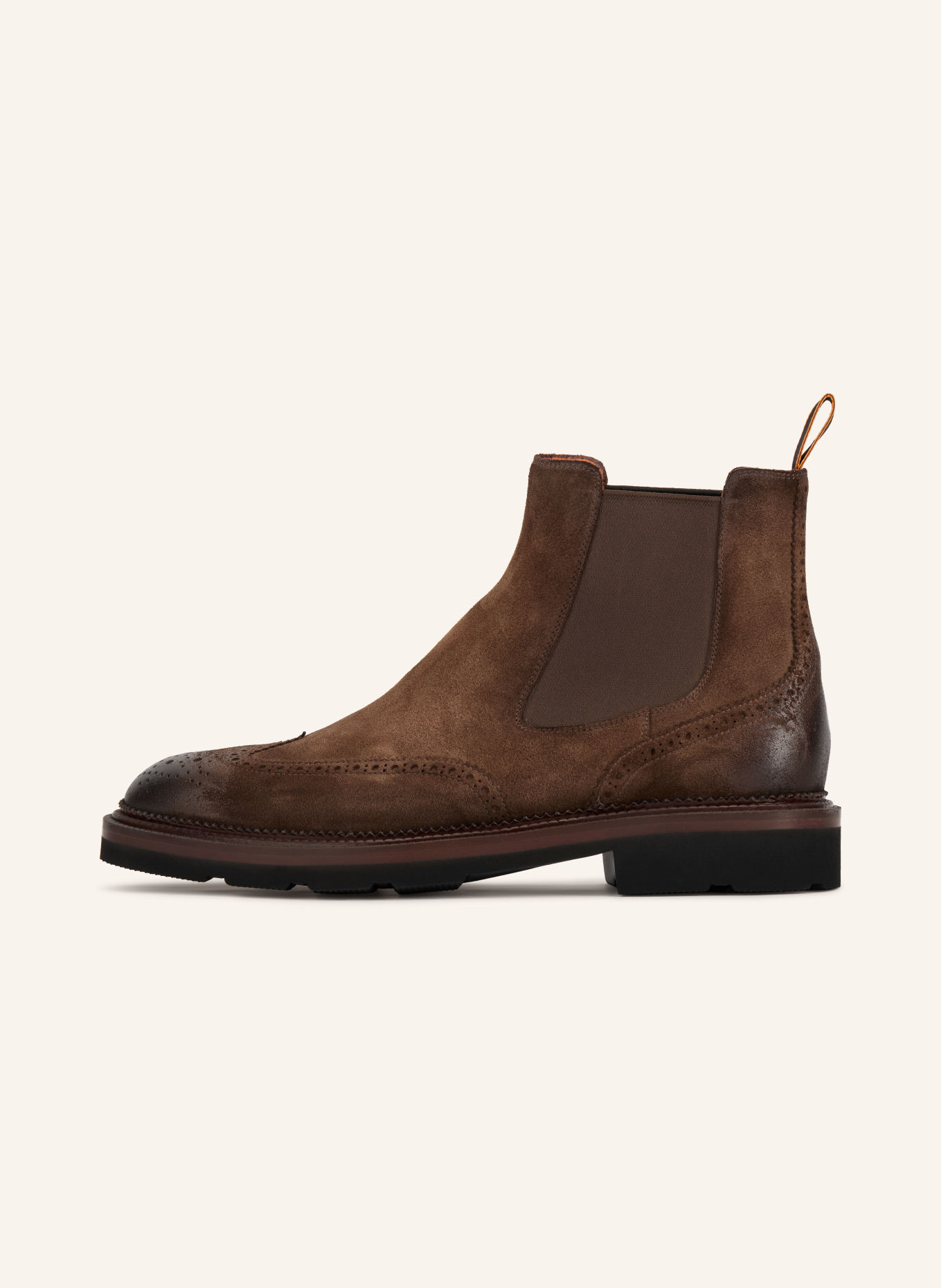 Santoni Bottines Chelsea KALAMABOOT: MARRON FONCÉ