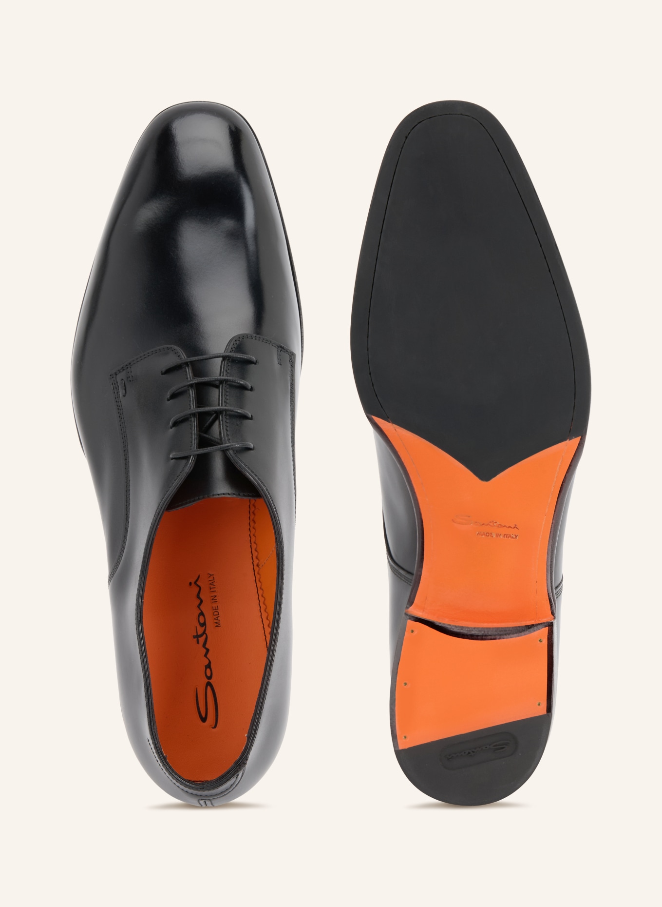 Santoni Veterschoen ARCHER: ZWART