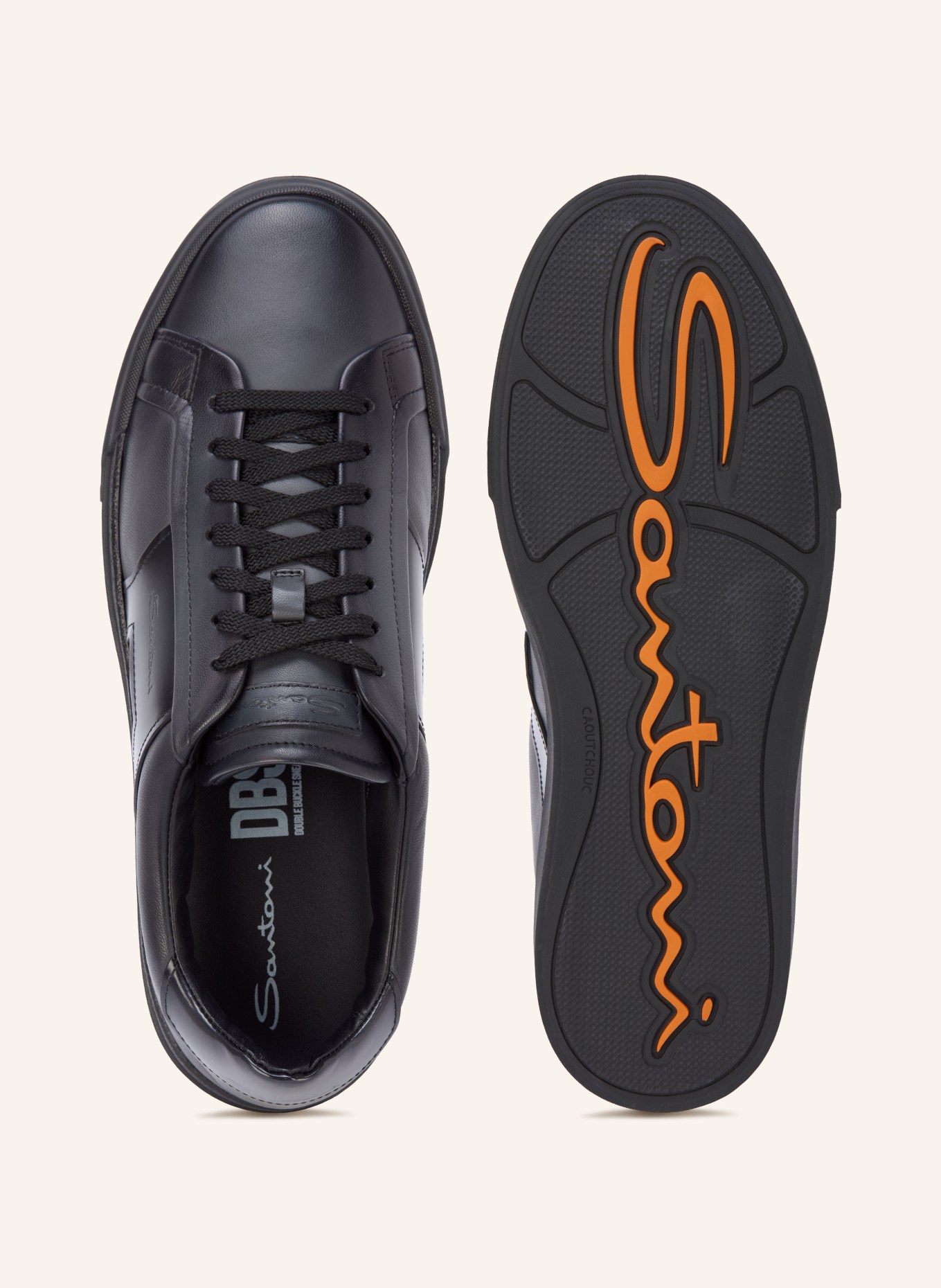 Santoni Sneakers: DONKERGRIJS