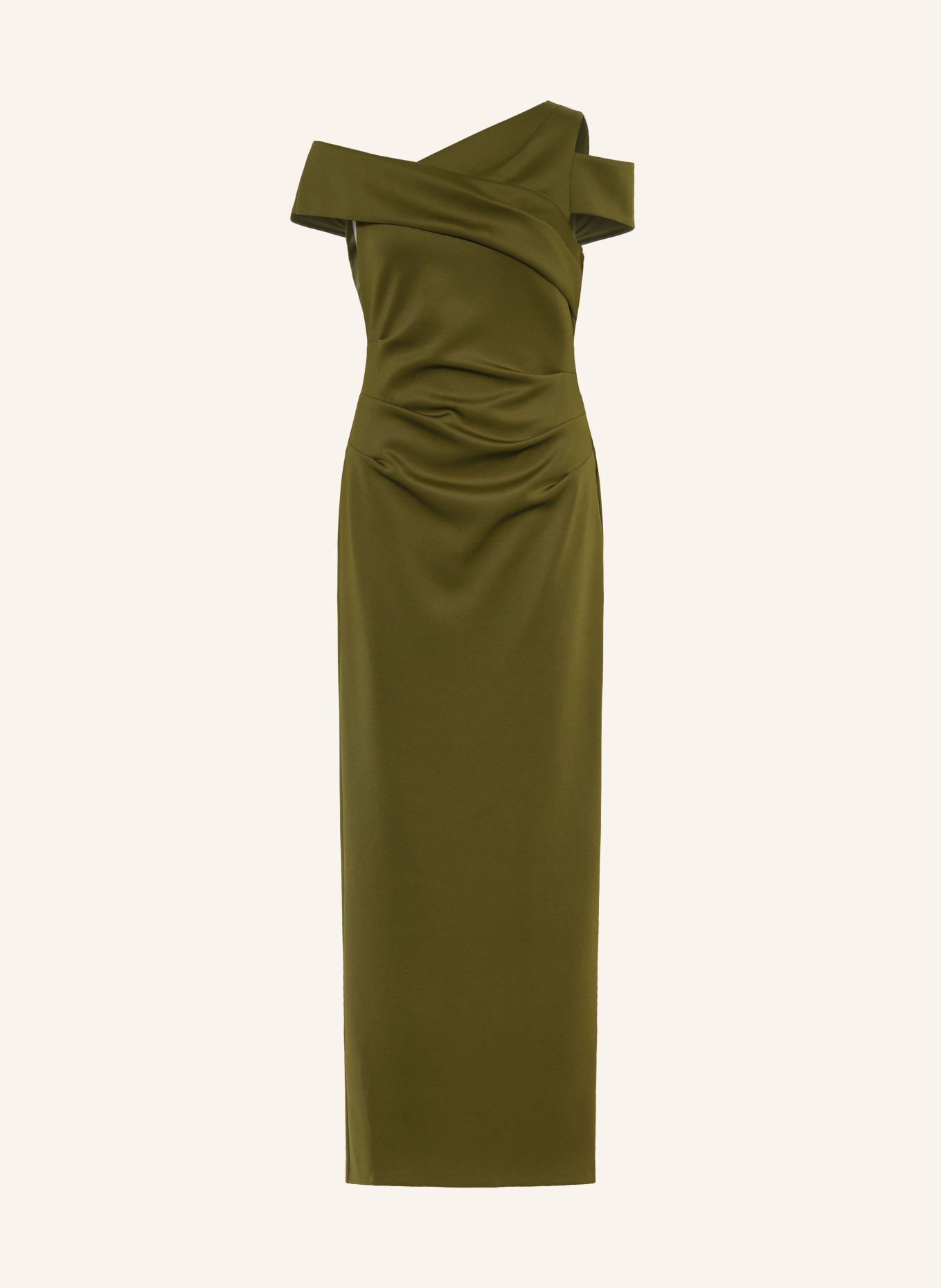 ADRIANNA PAPELL Evening dress with cutouts: OLIVE