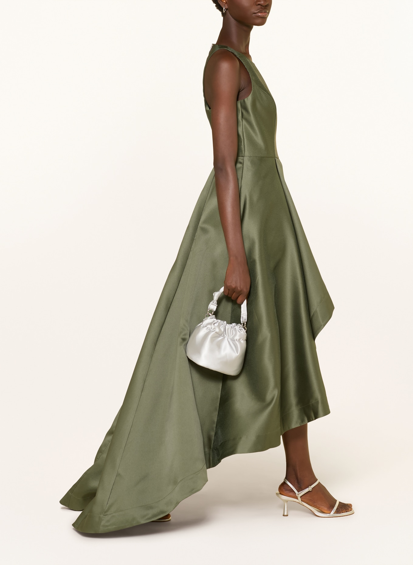 ADRIANNA PAPELL Evening dress: OLIVE