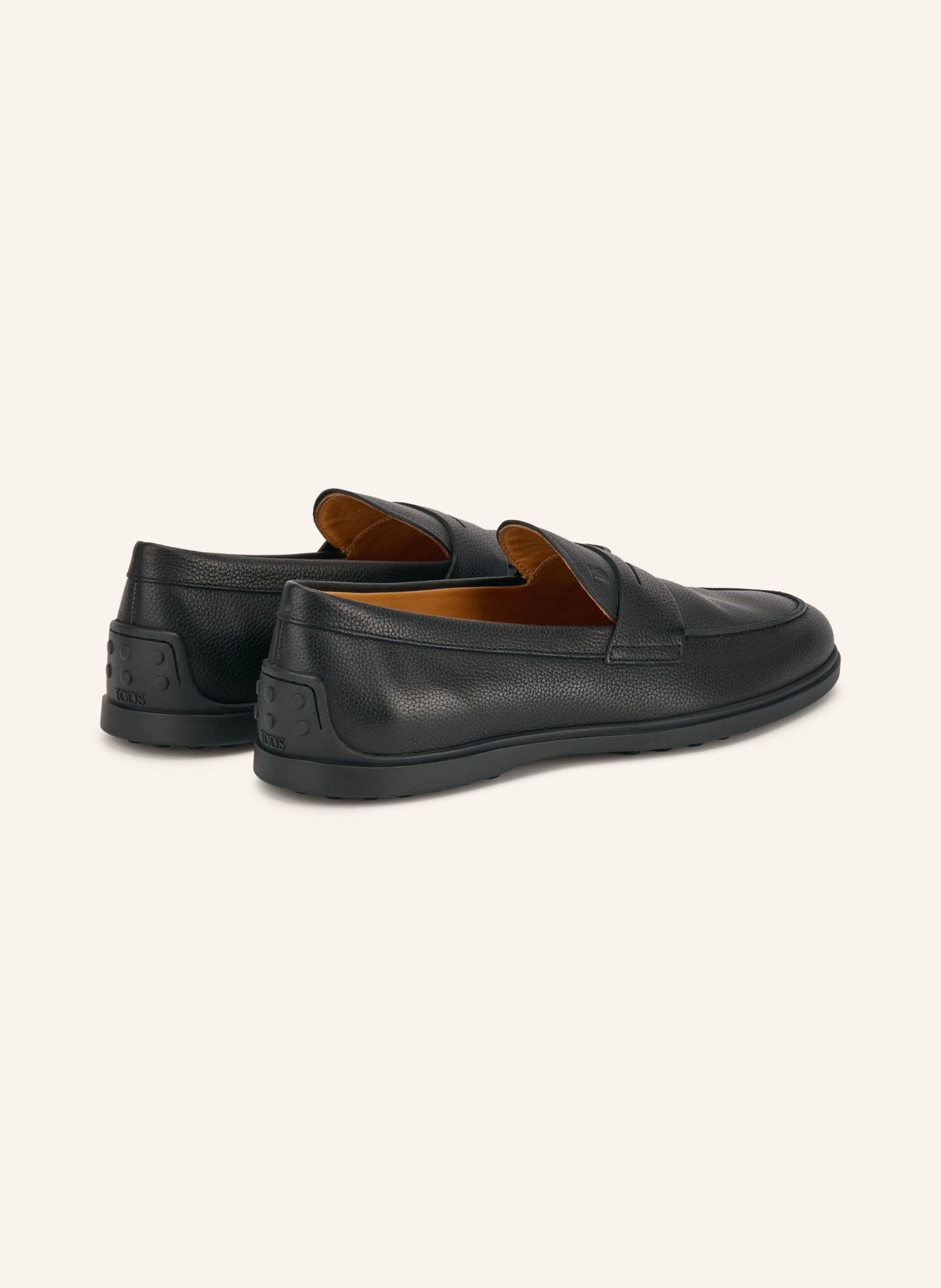 TOD'S Penny loafer: BLACK