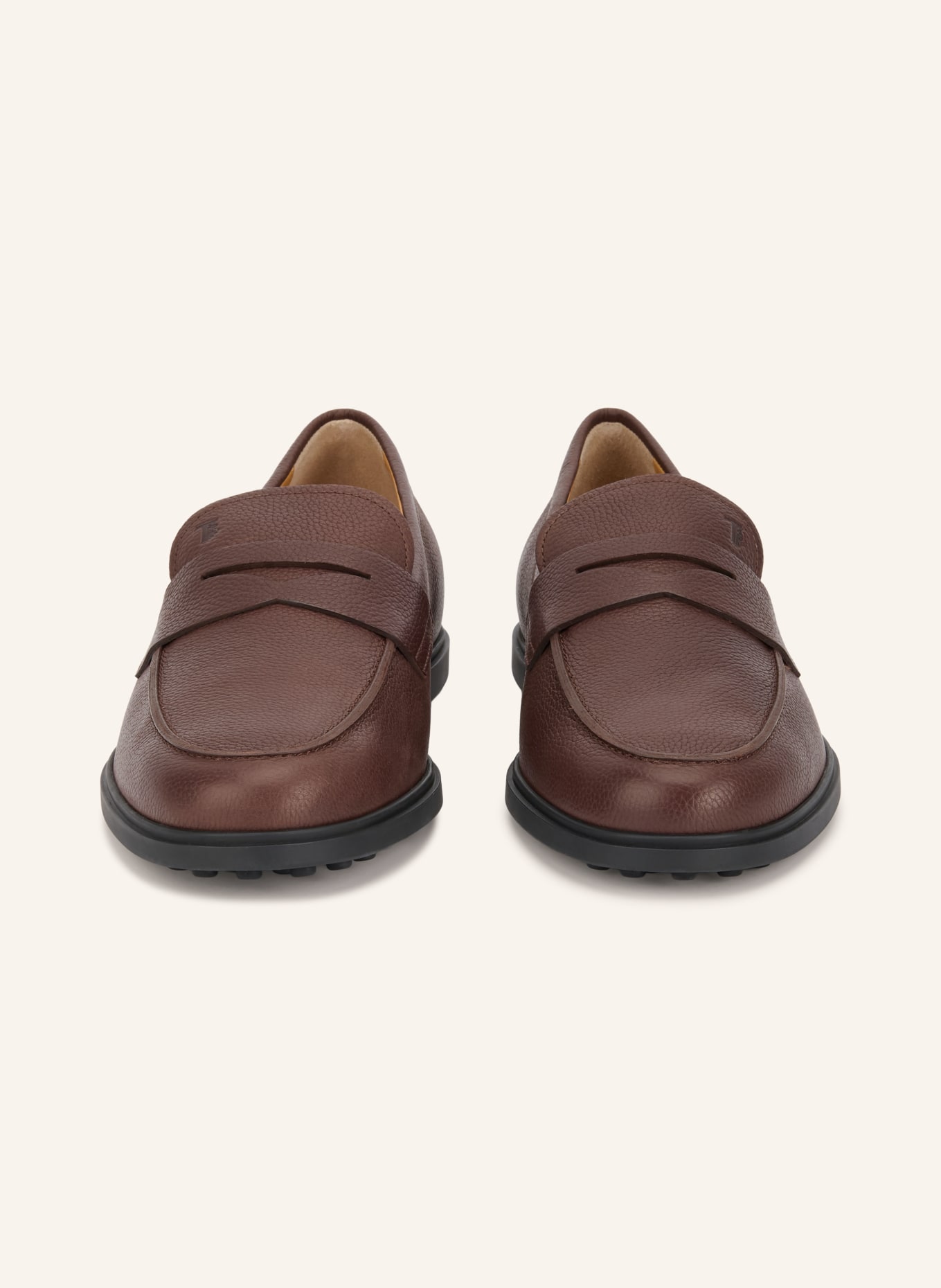 TOD'S Loafers à barrette: MARRON FONCÉ