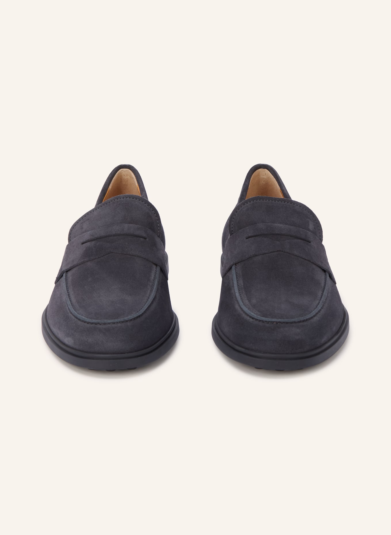TOD'S Penny mokasíny GOMMA: TMAVĚ ŠEDÁ
