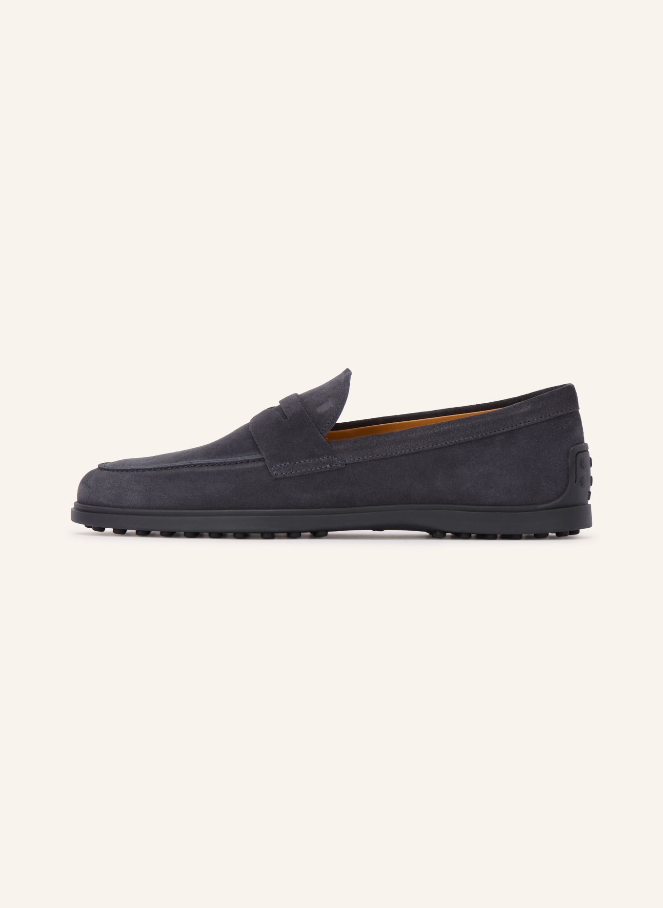TOD'S Penny mokasíny GOMMA: TMAVĚ ŠEDÁ