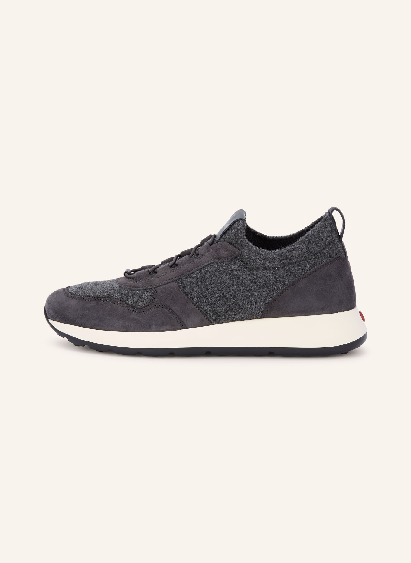 TOD'S Sneakers: GRIS FONCÉ / BLANC