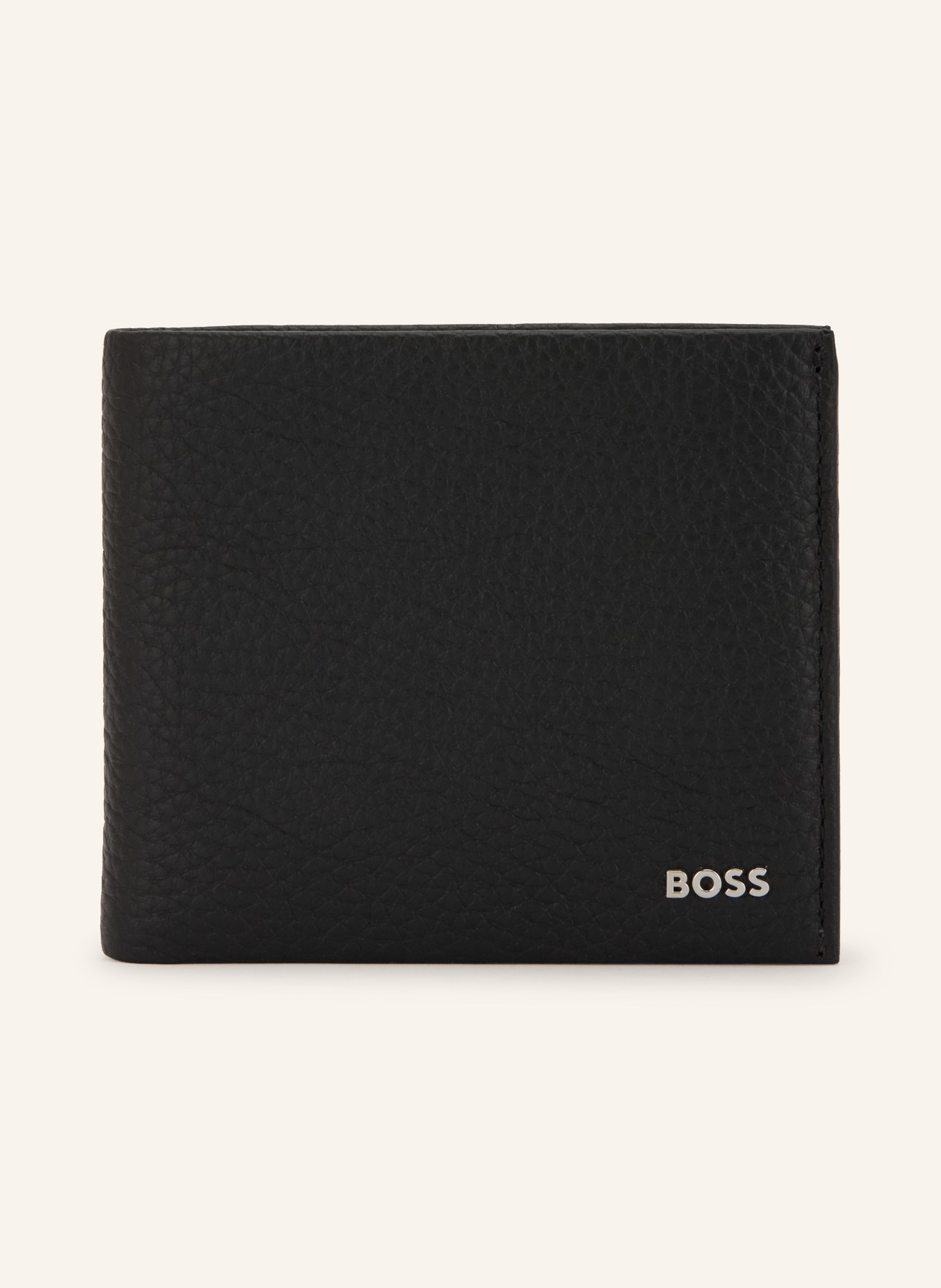 BOSS Portofel NEW CROSSTOWN: NEGRU / ARGINT