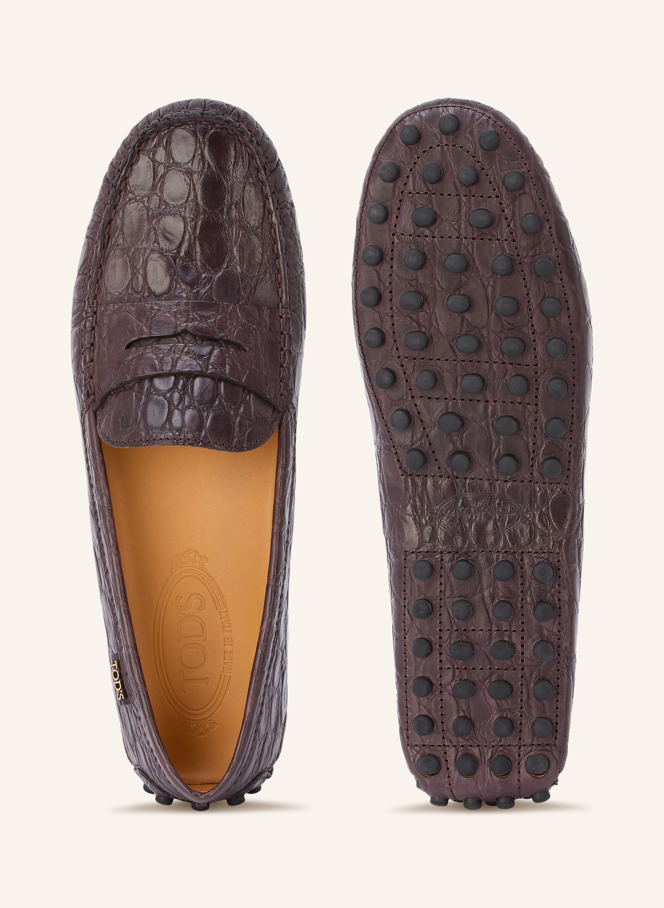 TOD'S Mokassins GOMMINO: DUNKELBRAUN