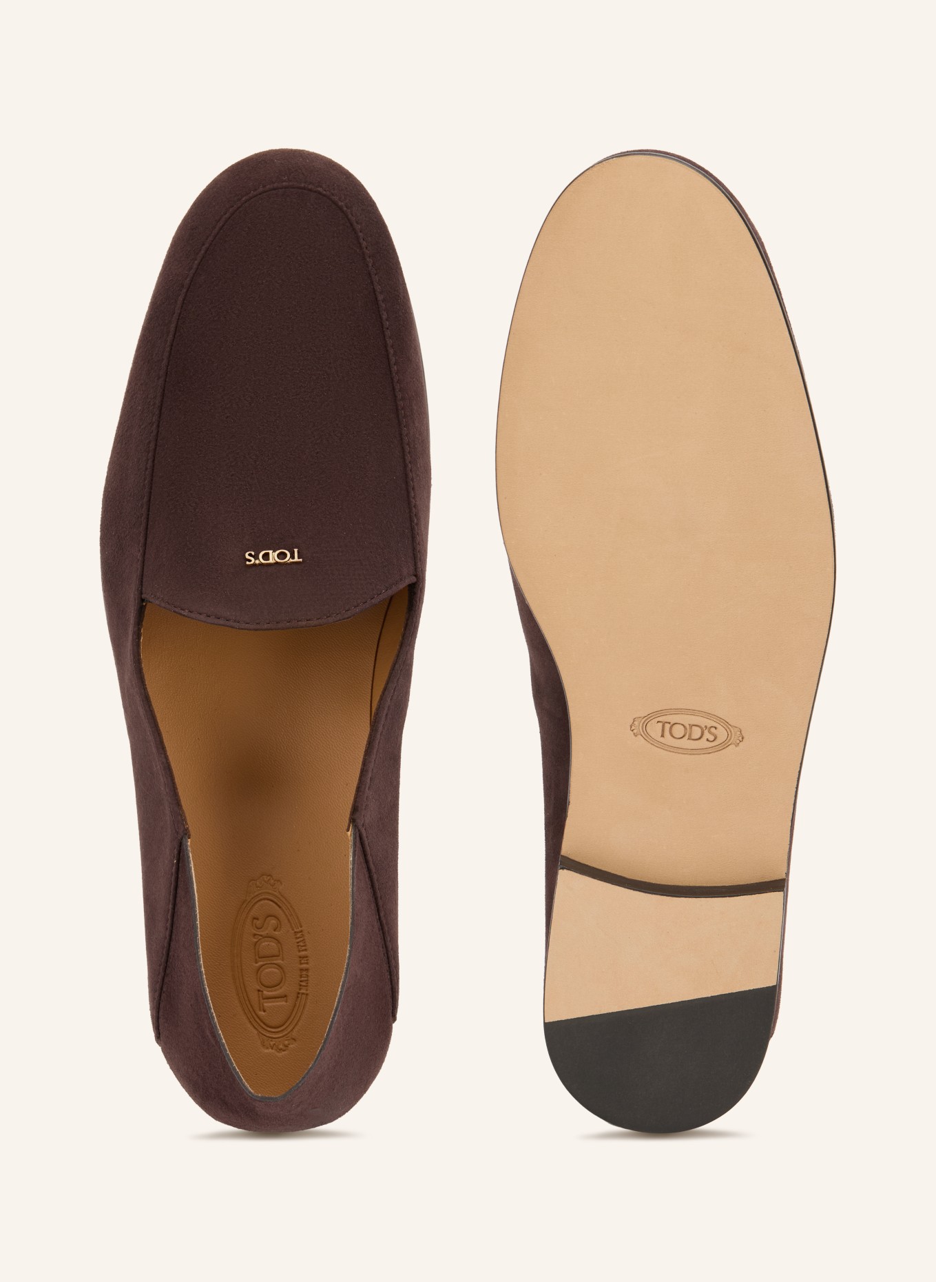 TOD'S Slip-ons: DARK BROWN