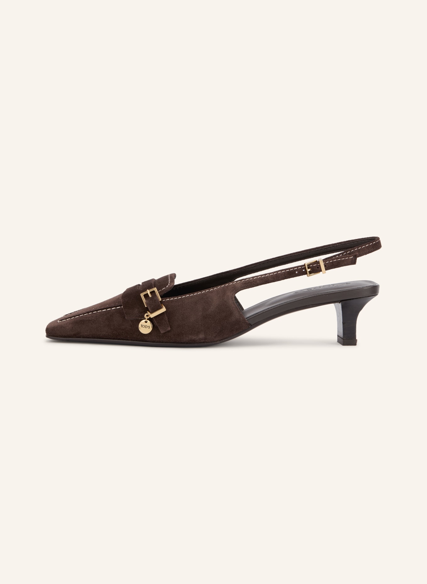 TOD'S Slingpumps: TMAVĚ HNĚDÁ
