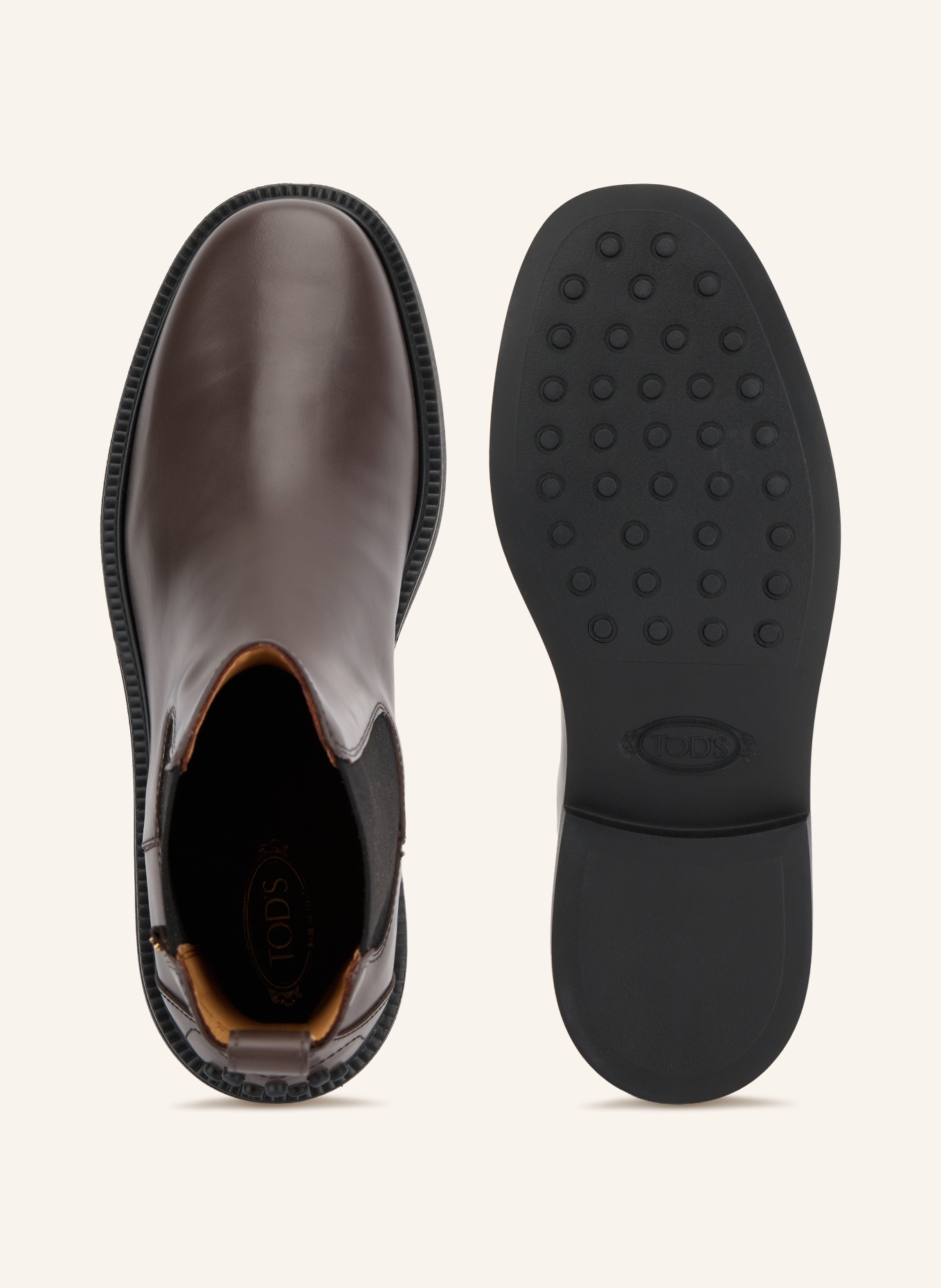 TOD'S Chelsea-Boots: DUNKELBRAUN