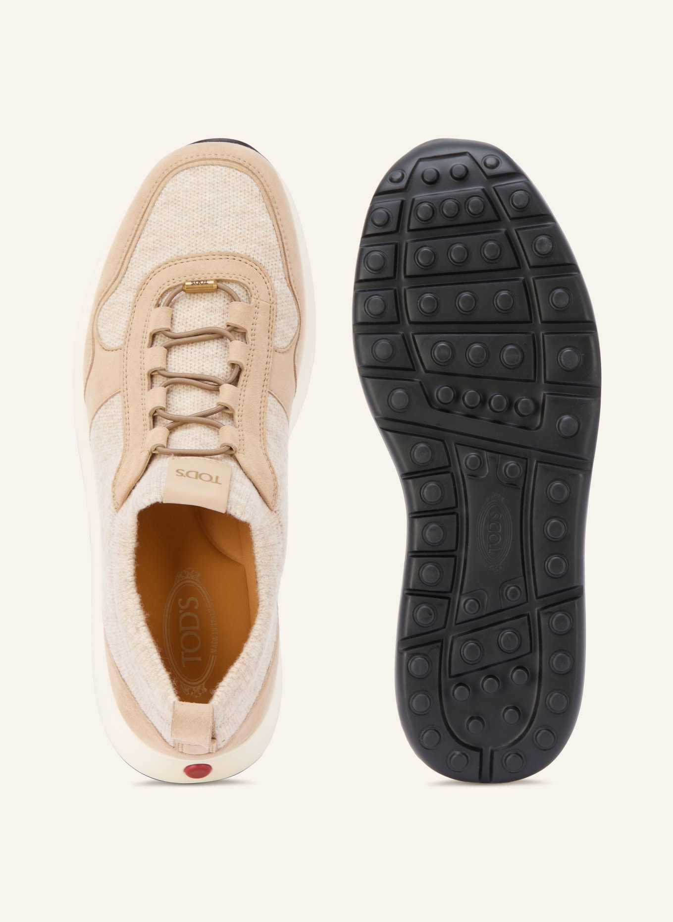TOD'S Sneaker: HELLBRAUN / BEIGE