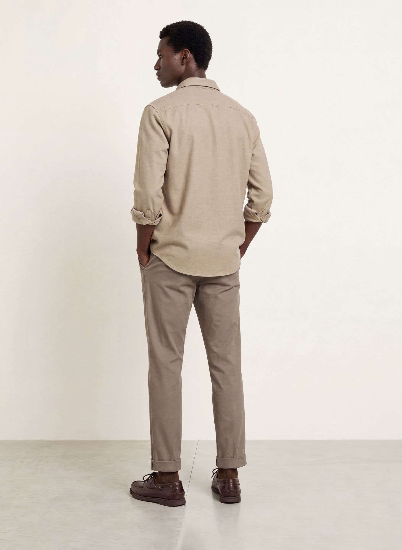 Dondup GAUBERT Regular Fit Chinos: LIGHT BROWN