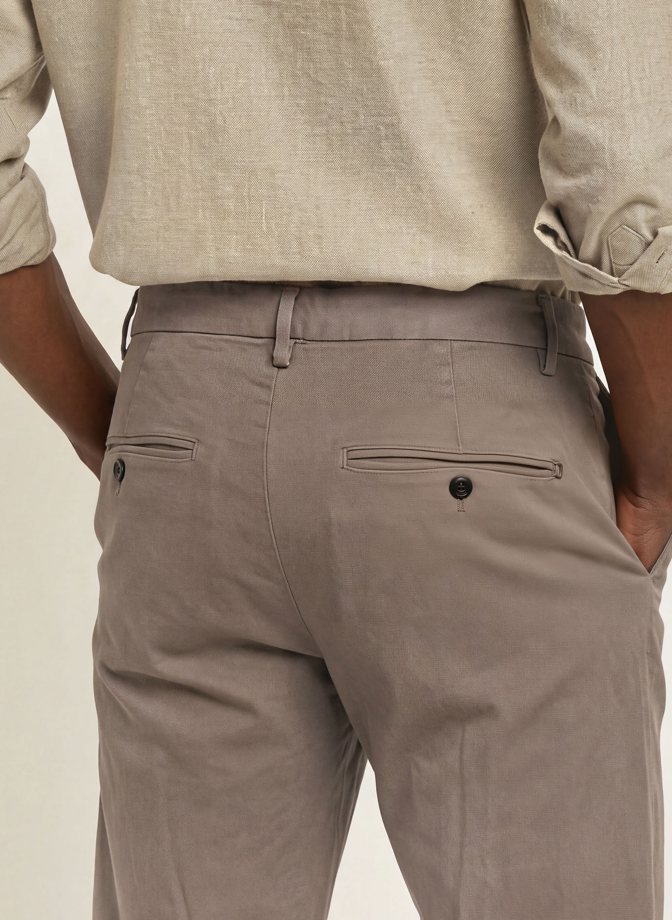 Dondup GAUBERT Regular Fit Chinos: LIGHT BROWN