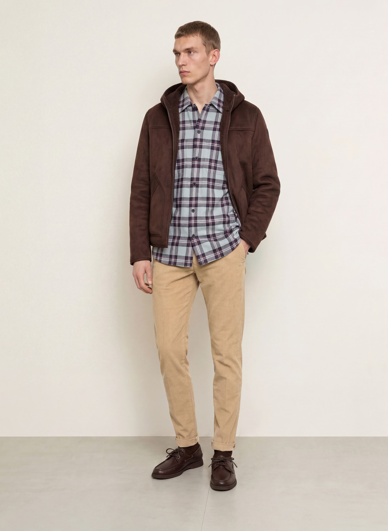 Dondup GAUBERT Slim Fit Cord Pants: BEIGE