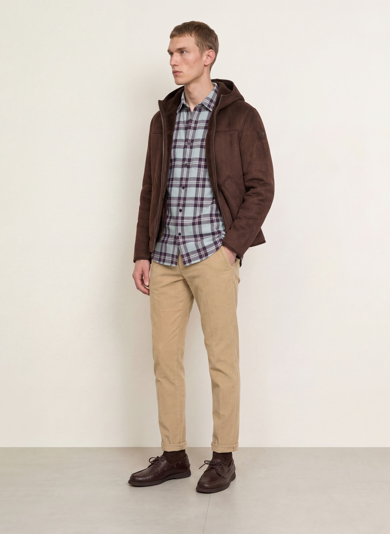 Dondup GAUBERT Slim Fit Cord Pants: BEIGE