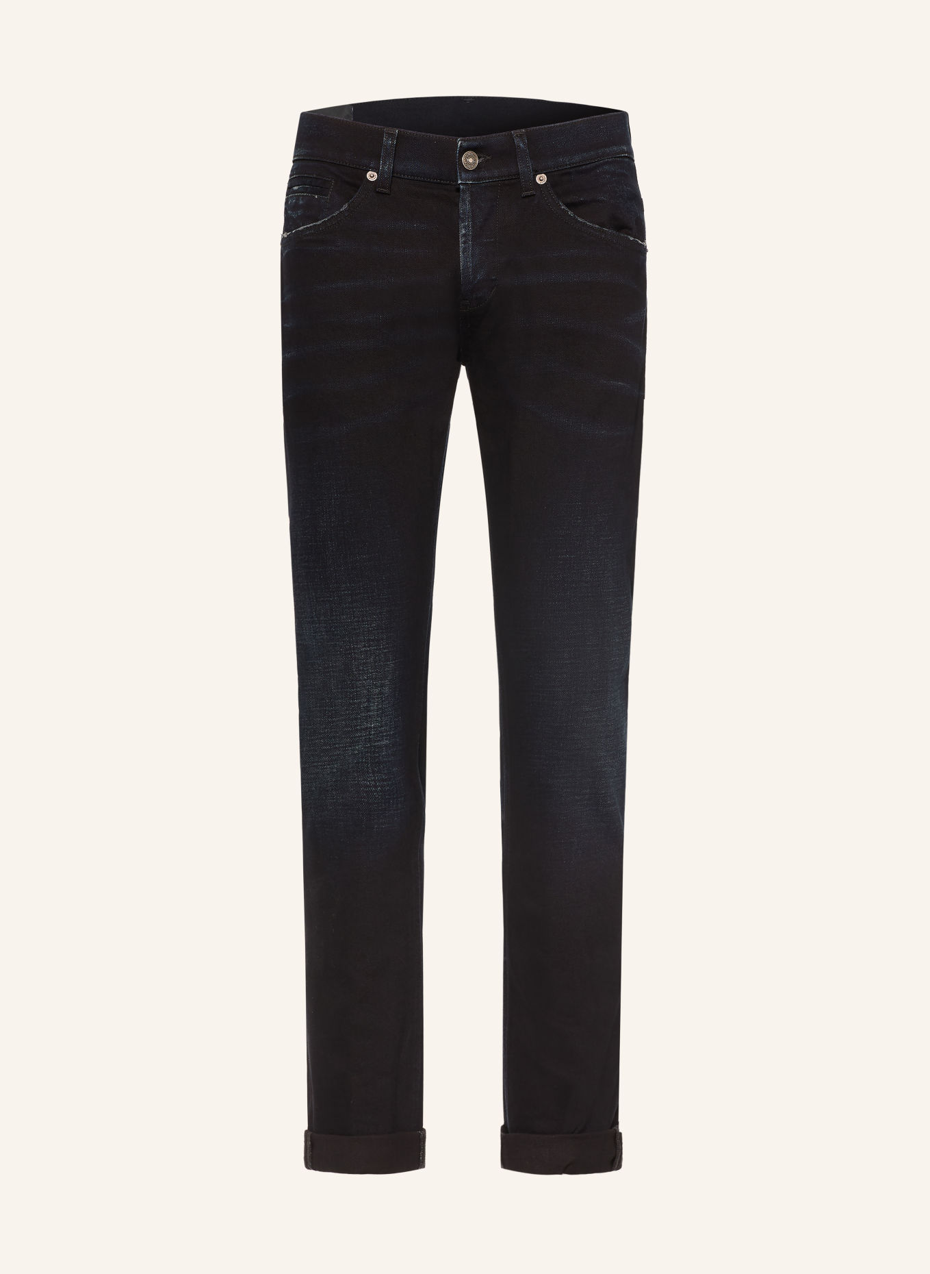 Dondup Jean déchiré GEORGE coupe skinny: 899 TUAREG BLUE