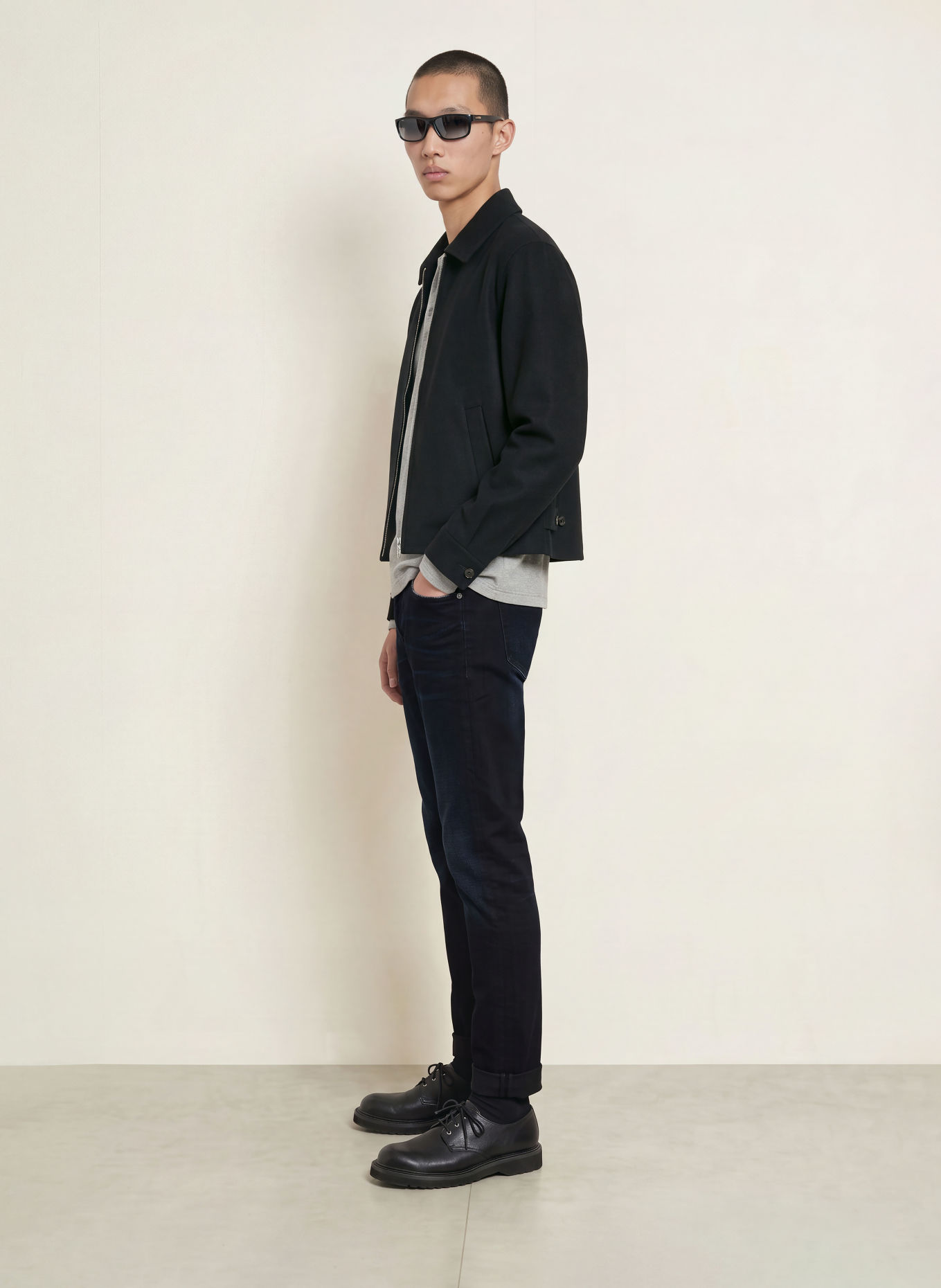 Dondup Jean déchiré GEORGE coupe skinny: 899 TUAREG BLUE