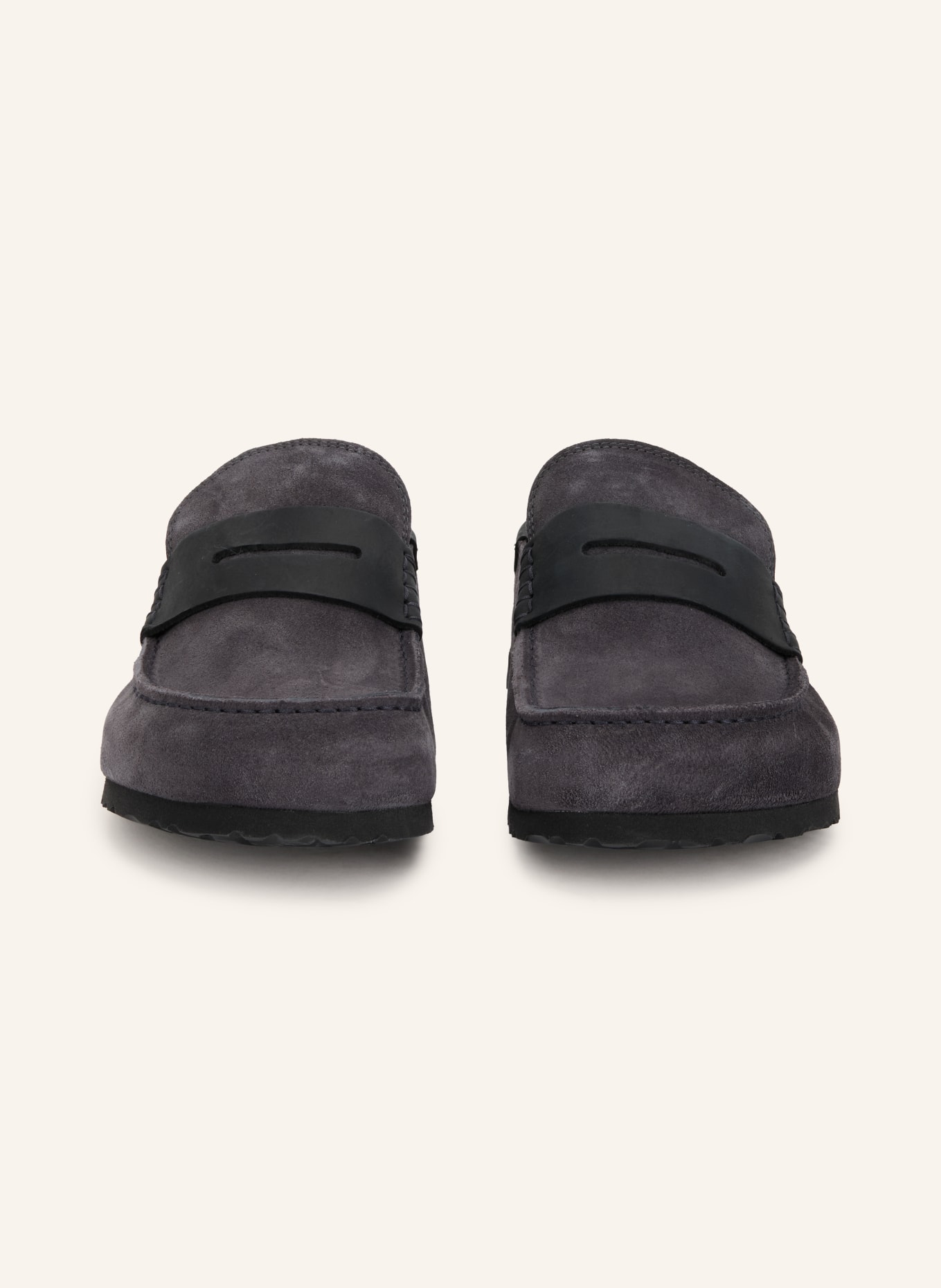 BIRKENSTOCK Mules NAPLES WRAPPED: BLUE GRAY