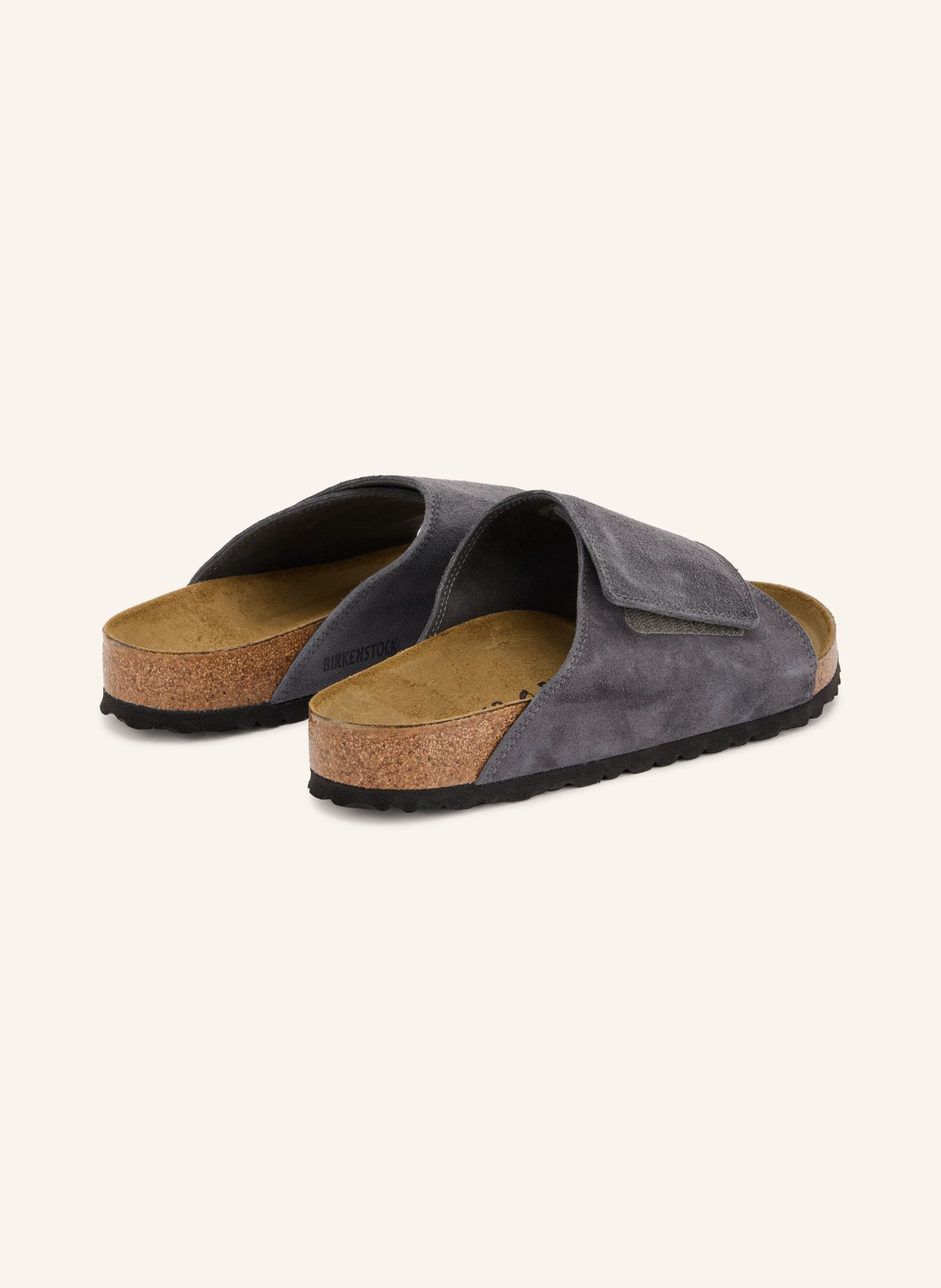 BIRKENSTOCK Sandales ouvertes SOLANA LEVE CHARCOAL: GRIS FONCÉ