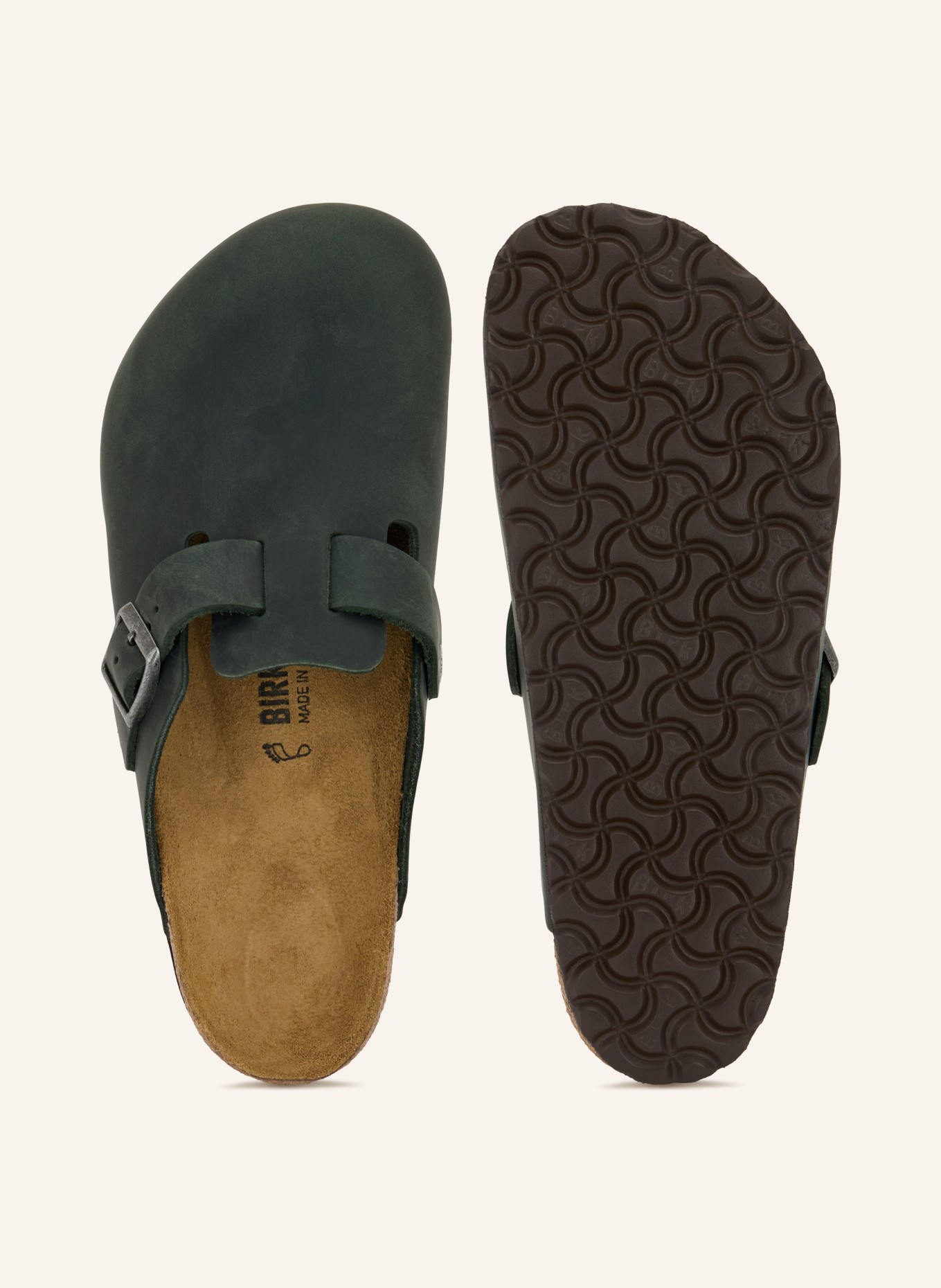 BIRKENSTOCK Sandaler BOSTON BS: MÖRKGRÖN