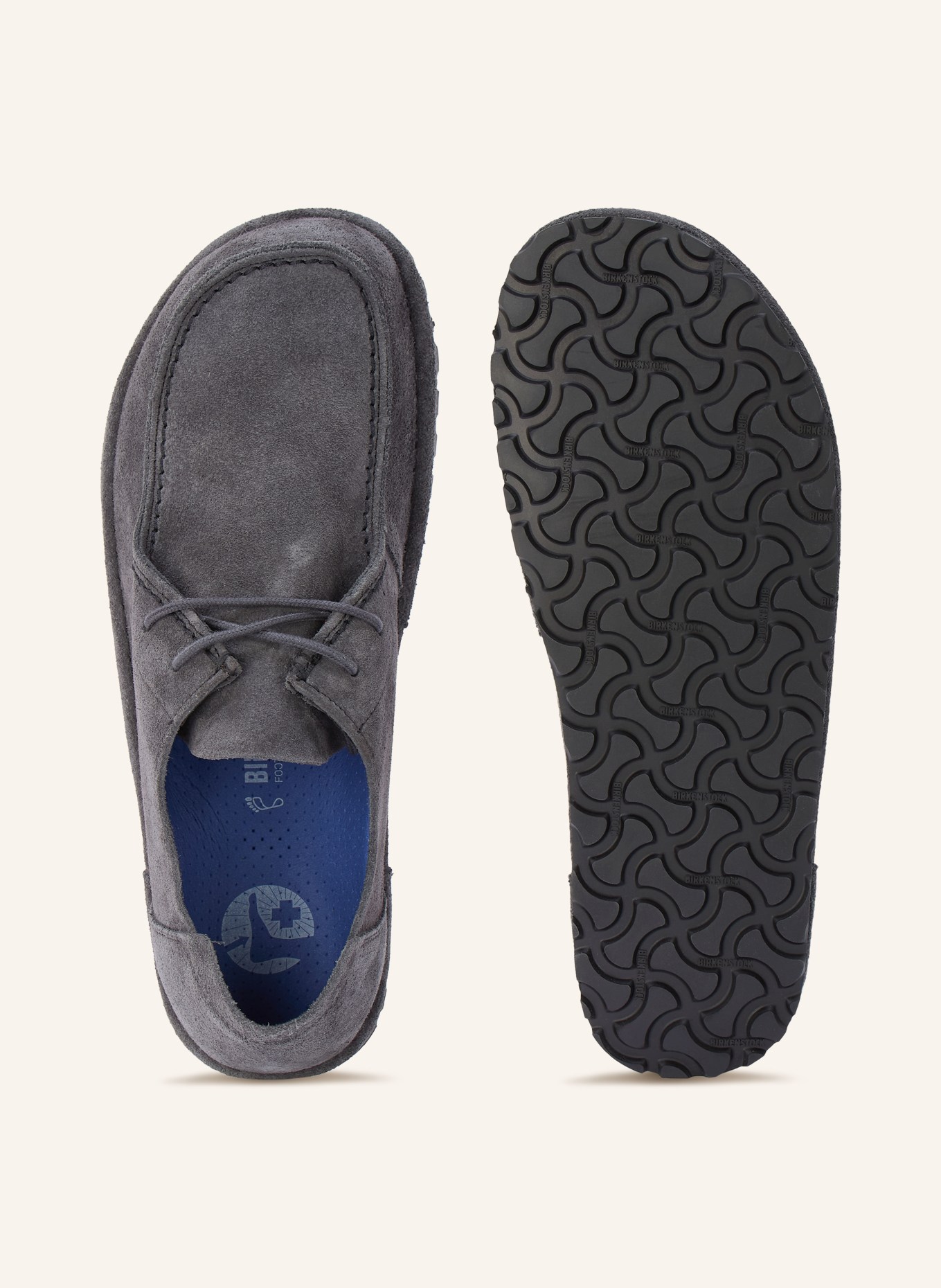 BIRKENSTOCK UTTI Lace-up shoes: DARK GRAY