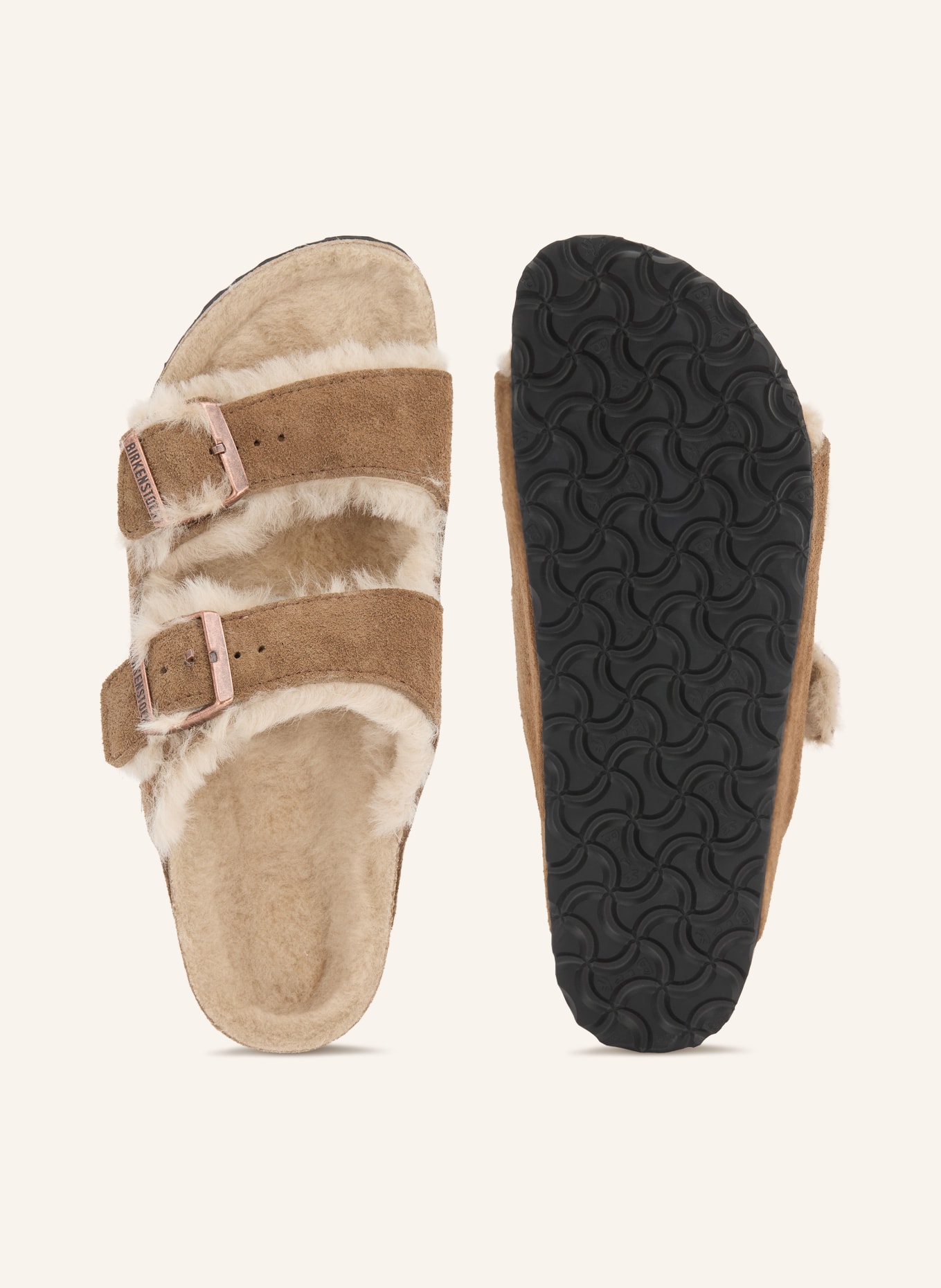 BIRKENSTOCK Muiltjes ARIZONA SHEARLING: BRUIN