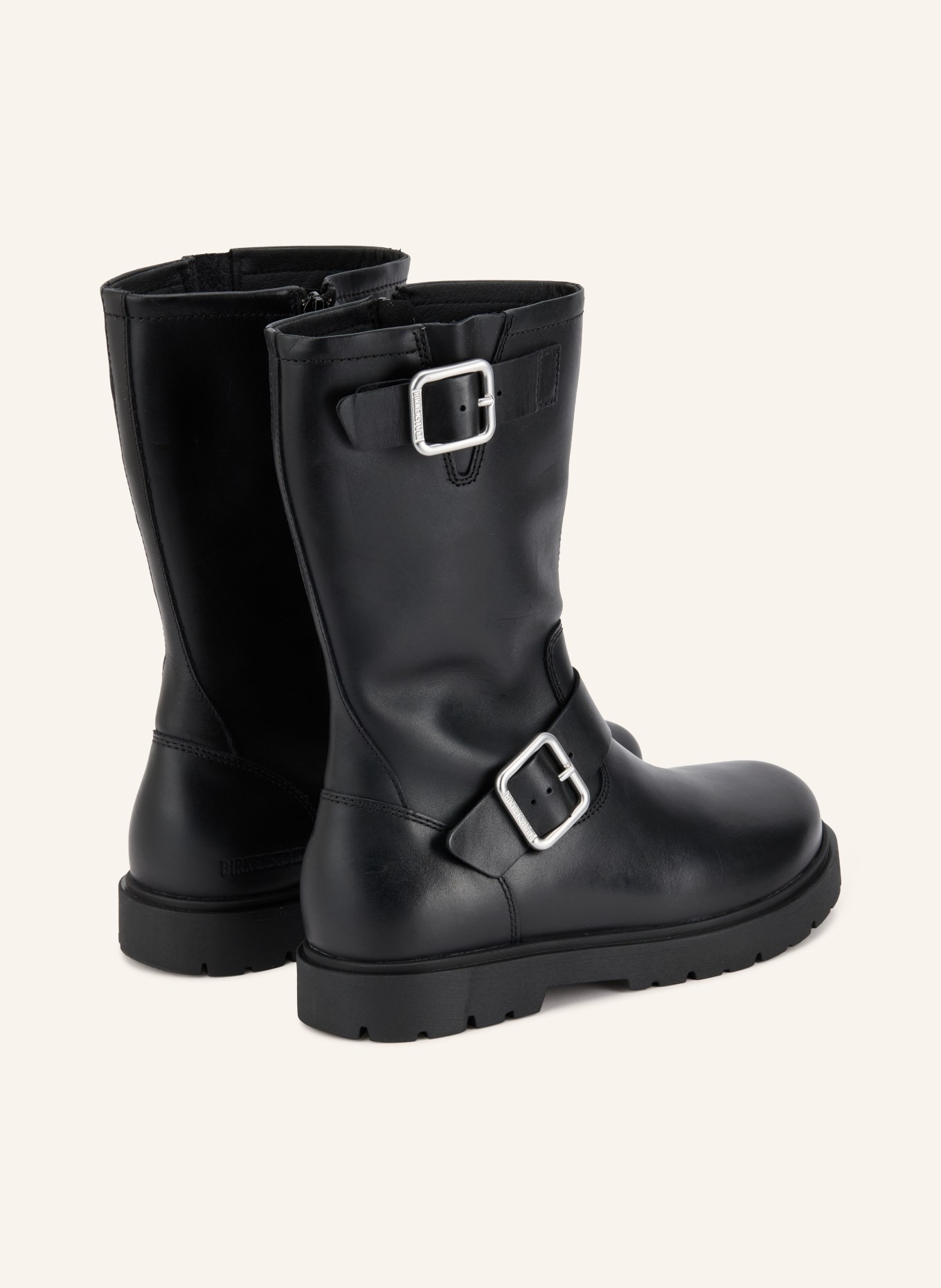 BIRKENSTOCK Biker Boots HIGHWOOD MID: SCHWARZ