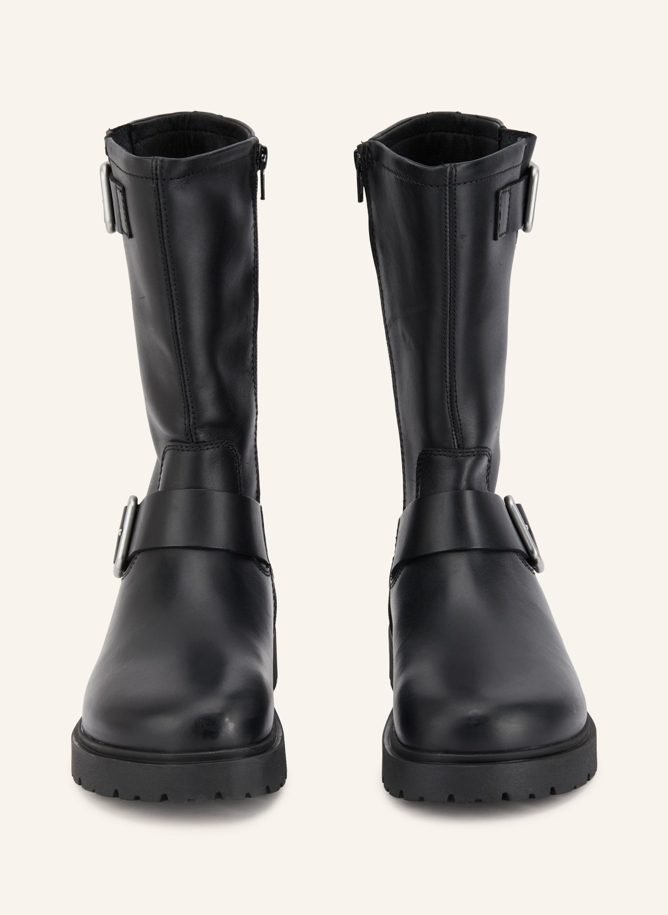 BIRKENSTOCK Biker Boots HIGHWOOD MID: SCHWARZ