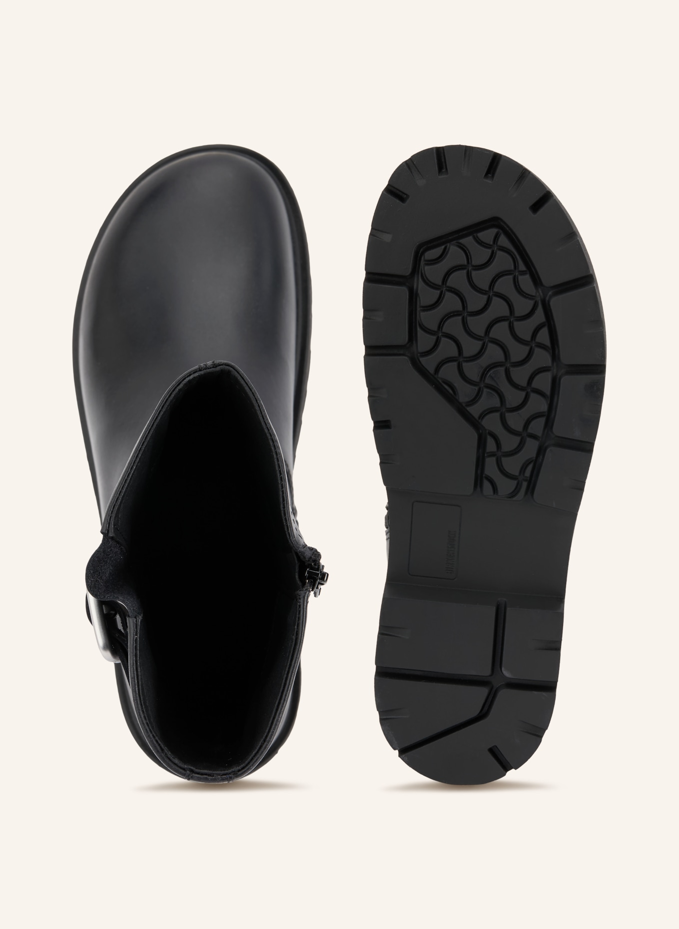 BIRKENSTOCK Biker Boots HIGHWOOD MID: SCHWARZ