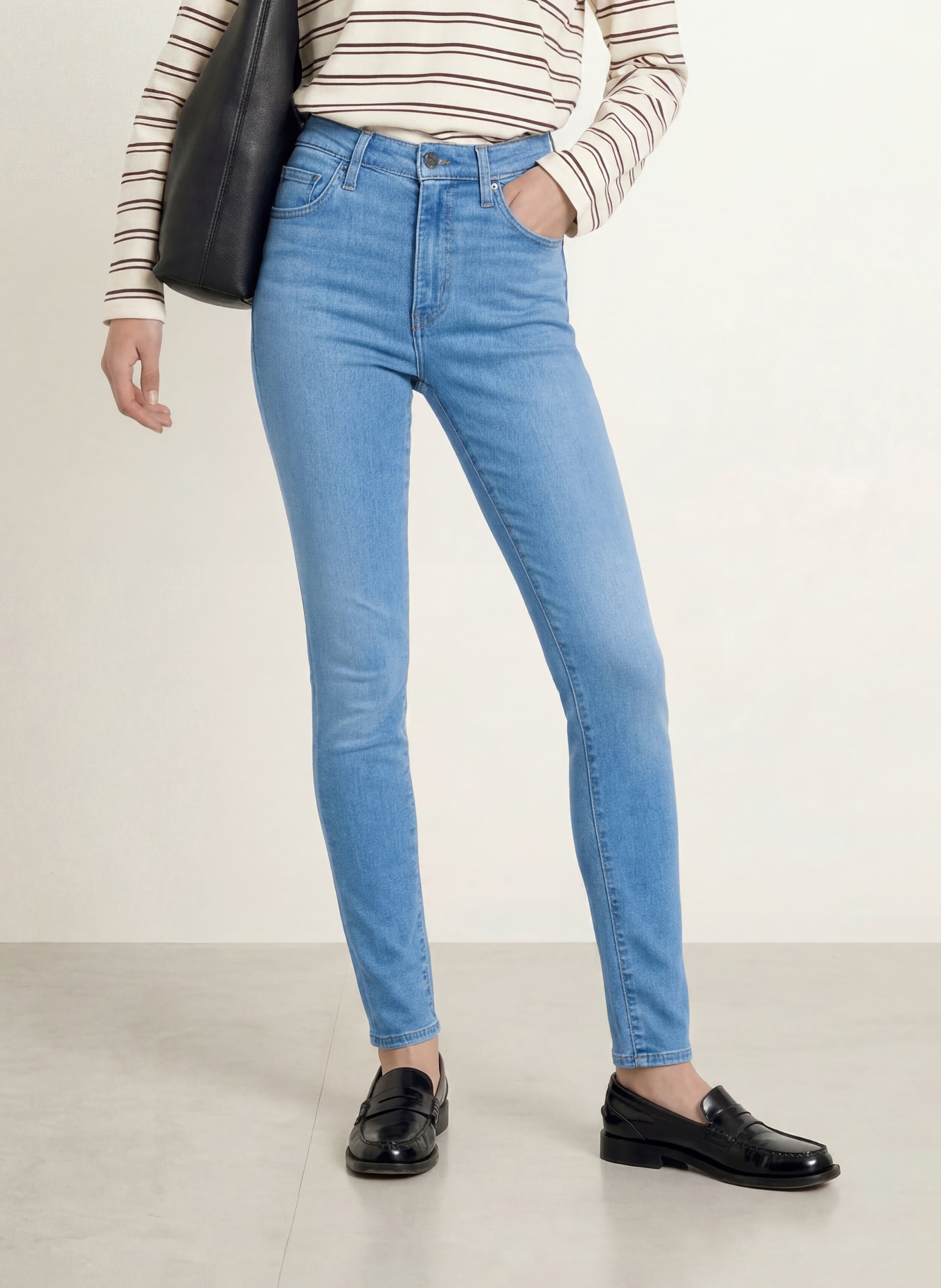 Levi's® Blugi skinny 721: 66 Med Indigo - Worn In