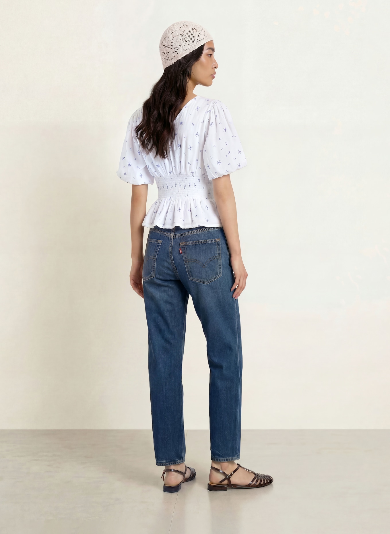 Levi's® Blugi Mom LOOSE TAPER: 08 Med Indigo - Worn In