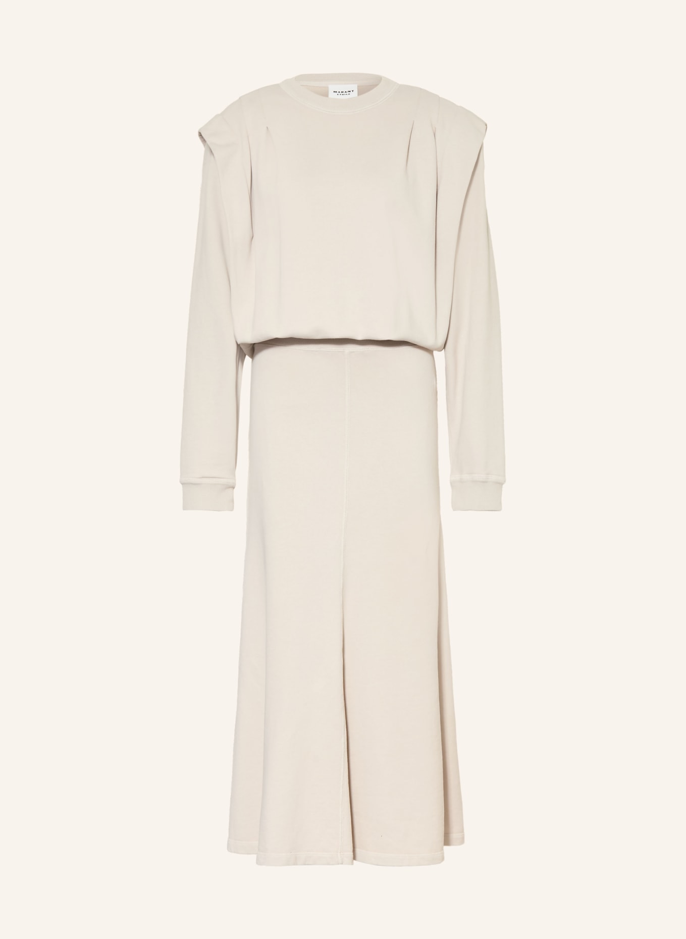 MARANT ÉTOILE Rochie din material de trening SOLMA: BEJ